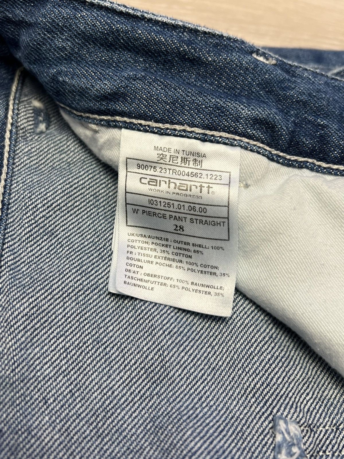 Carhartt Carhartt white label carpenter jeans baggy skater grunge Size US 28 / EU 44 - 8 Thumbnail