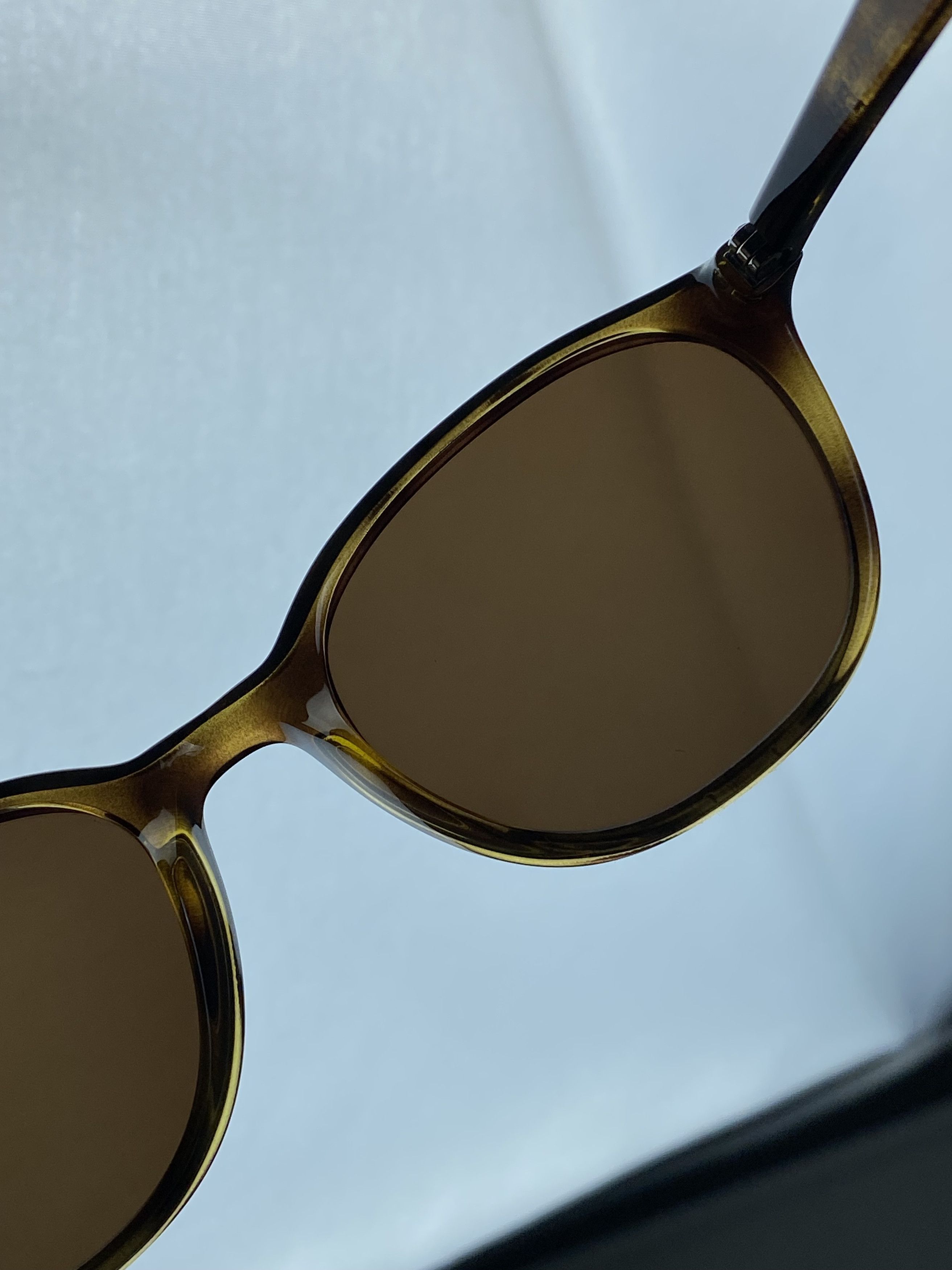 Emporio Armani Emporio Armani Acetate Brown Sunglasses Size ONE SIZE - 9 Thumbnail