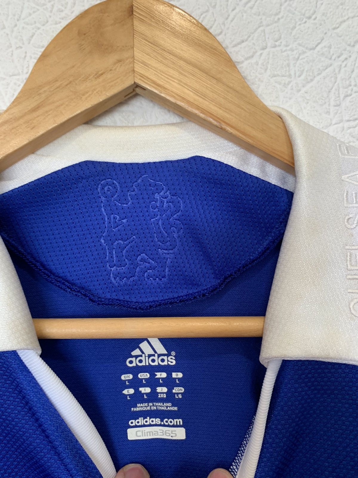 Adidas × Vintage Adidas Chelsea 2008/2009 Home Kit Soccer Jersey Size US L / EU 52-54 / 3 - 3 Thumbnail