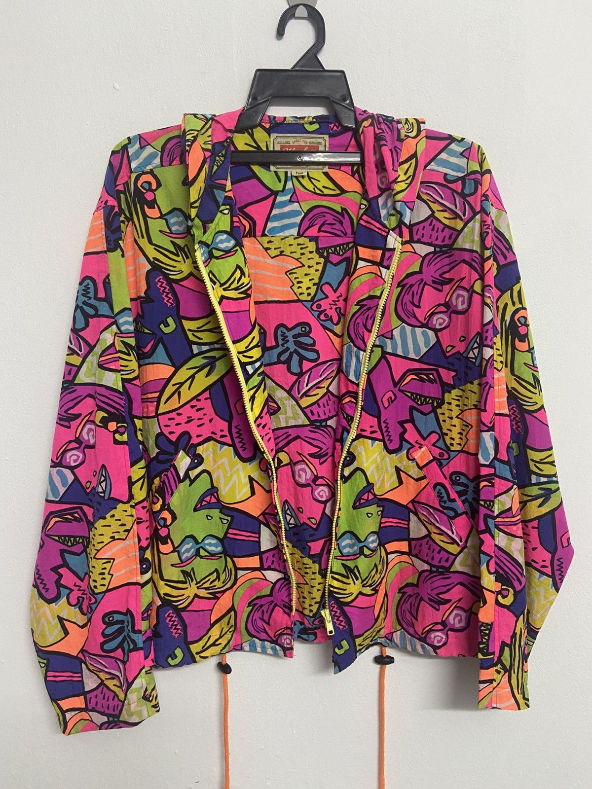 Japanese Brand Vintage Ulcolow Pattern Florescent Surf Jacket Size US M / EU 48-50 / 2 - 3 Thumbnail