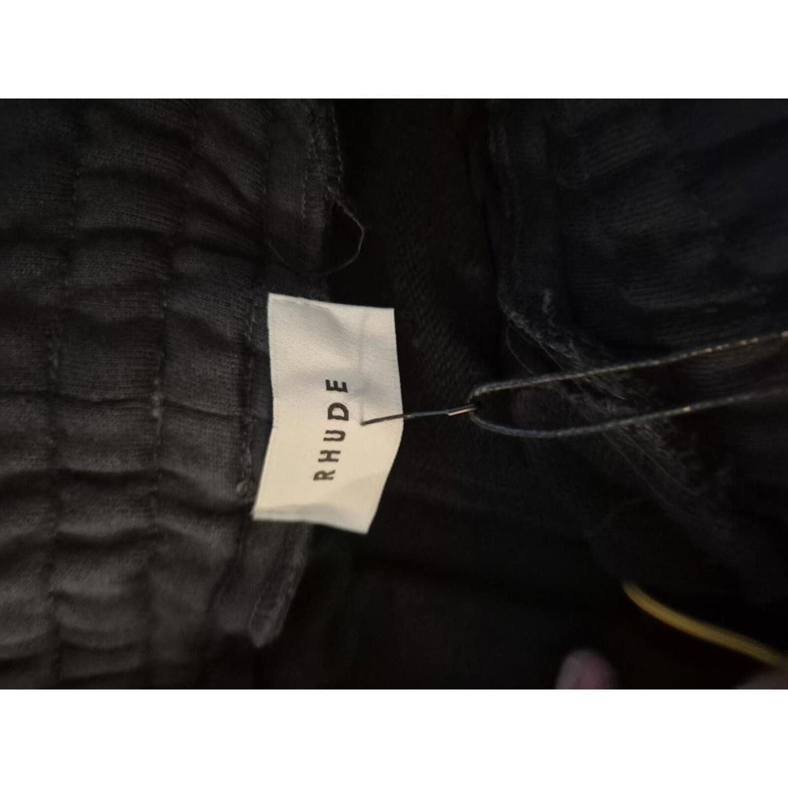 Rhude Rhude Black Cargo Sweatpants Size Medium BNWT Size US 32 / EU 48 - 4 Thumbnail