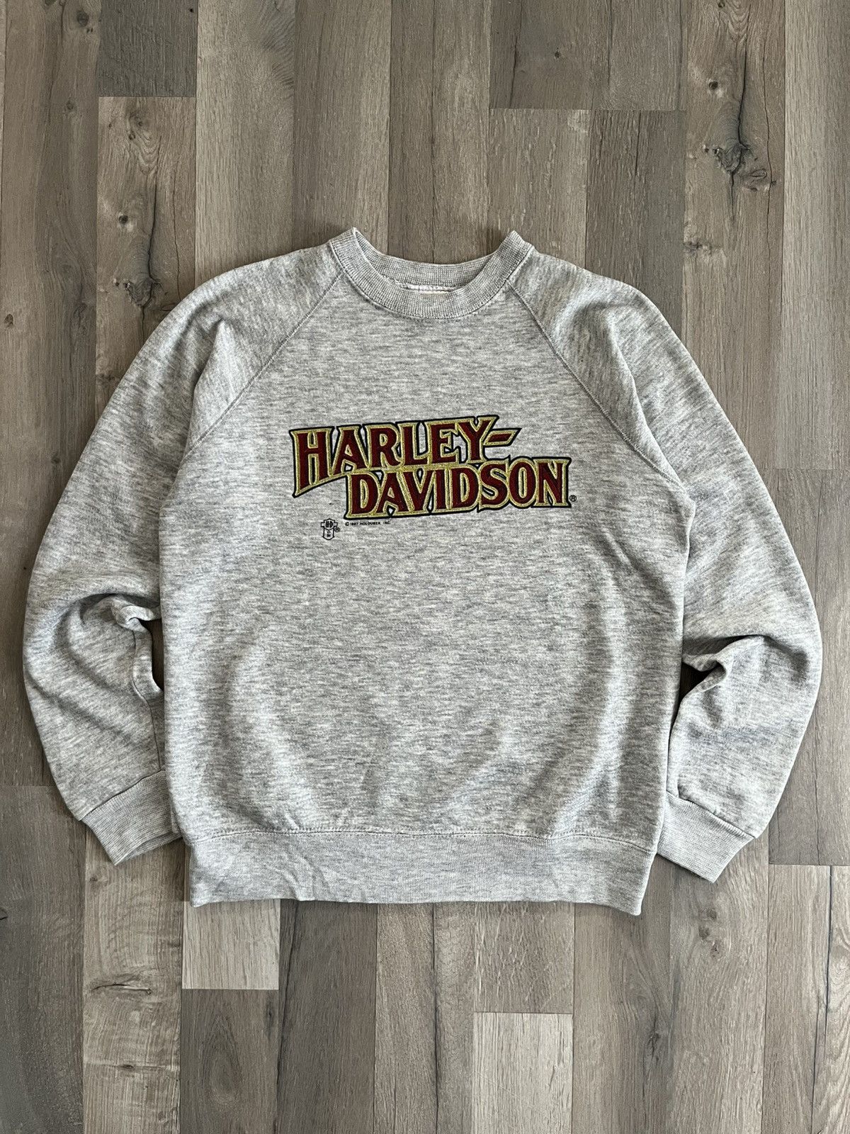 Harley Davidson 1987 Holubek Harley Davidson Rapid City SD Crewneck Size US M / EU 48-50 / 2 - 1 Thumbnail