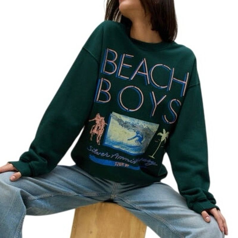 Daydreamer DAYDREAMER Beach Boys Pine Green Silver Anniversary BF Crew Size S / US 4 / IT 40 - 4 Thumbnail