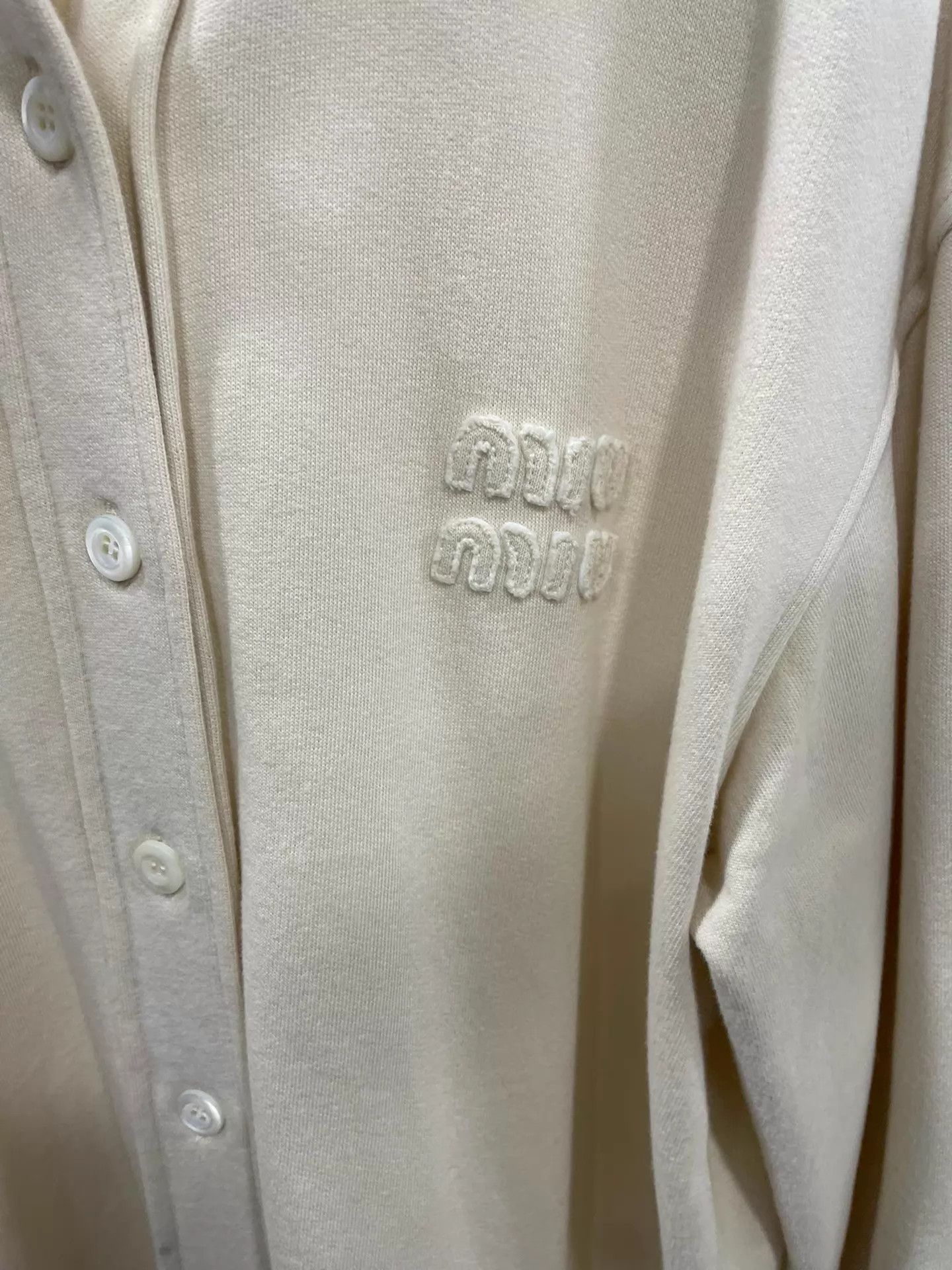 Miu Miu MIU MIU Mini Logo Shirt Jacket Size S / US 4 / IT 40 - 2 Thumbnail