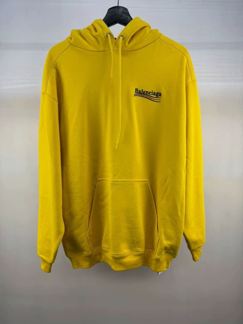 Balenciaga Balenciaga Yellow Embroidered Coca Cola Hoodie-2506 Size US M / EU 48-50 / 2 - 1 Thumbnail