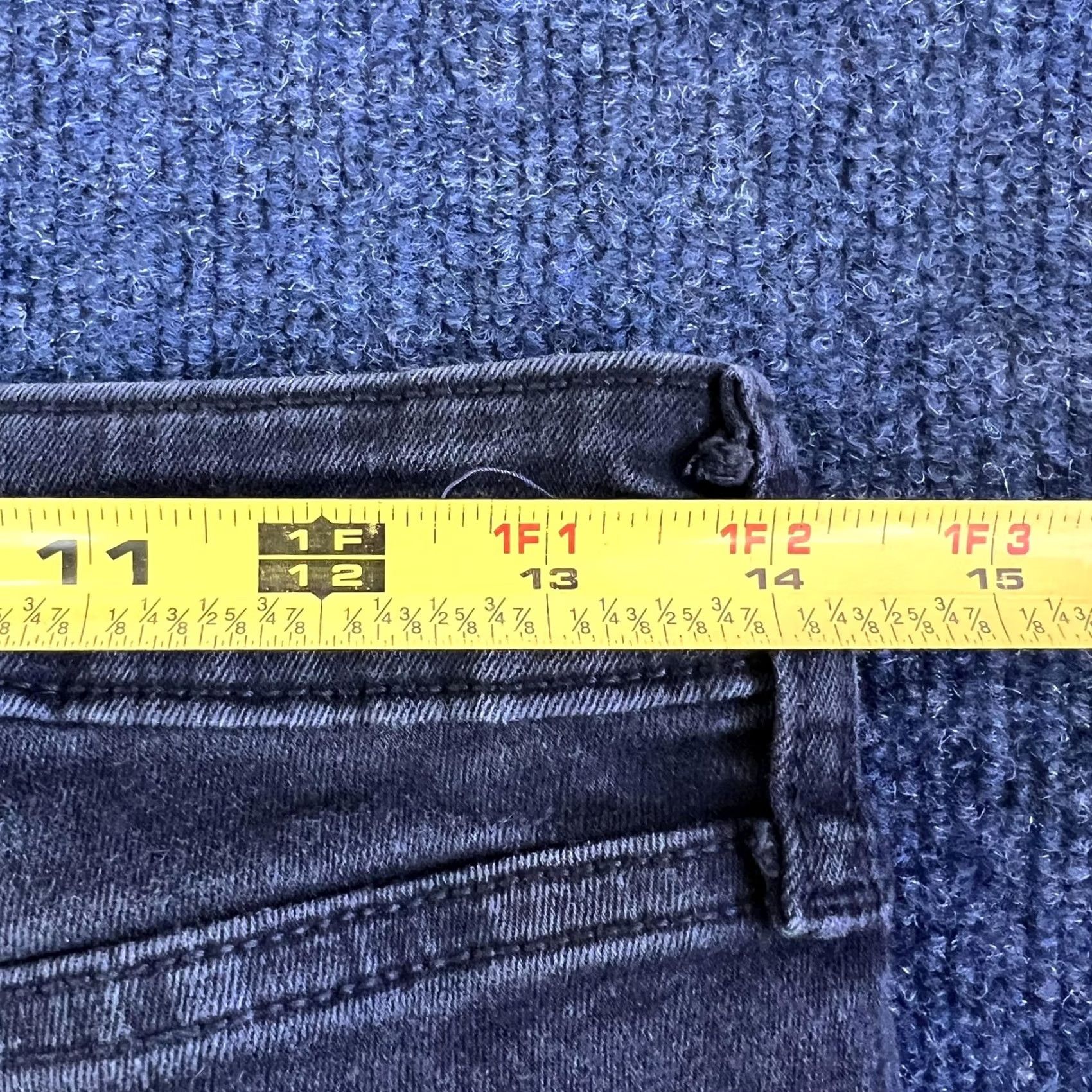 Gap Gap Jeans Womens 28 Long Tall Charcoal Wash Extra Slim Stretch Jegging Denim 5-Pocket Distressed Pockets Zipper Button Clothing Mens Womens Girls Boys Size 28" / US 6 / IT 42 - 7 Thumbnail