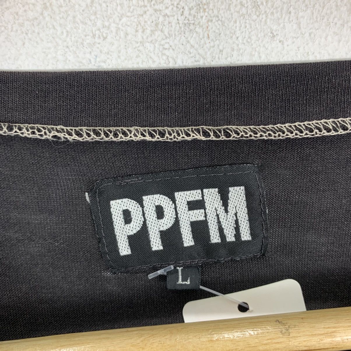 PPFM PPFM Punk Japanese Brand V-Neck Short Sleeve Tshirt Size US L / EU 52-54 / 3 - 5 Thumbnail