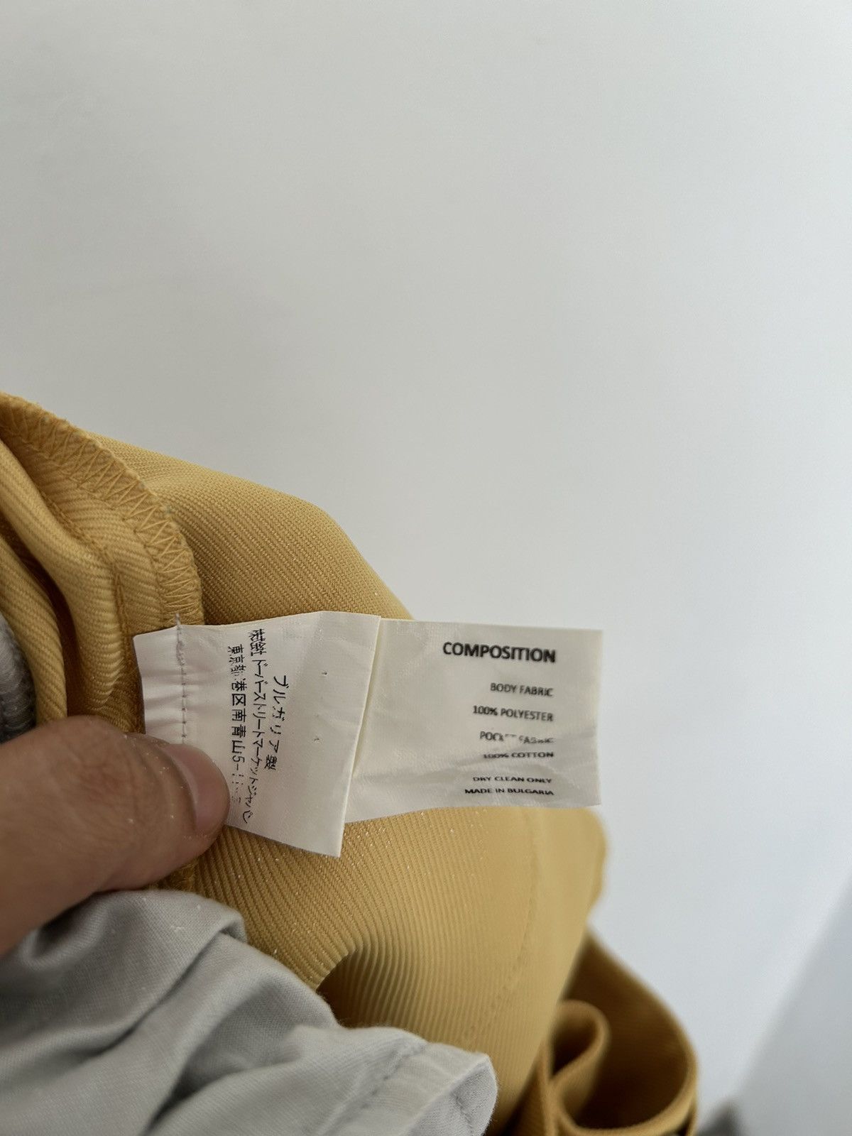 Kiko Kostadinov Ss19 tajima yellow utility trousers Size US 30 / EU 46 - 18 Thumbnail