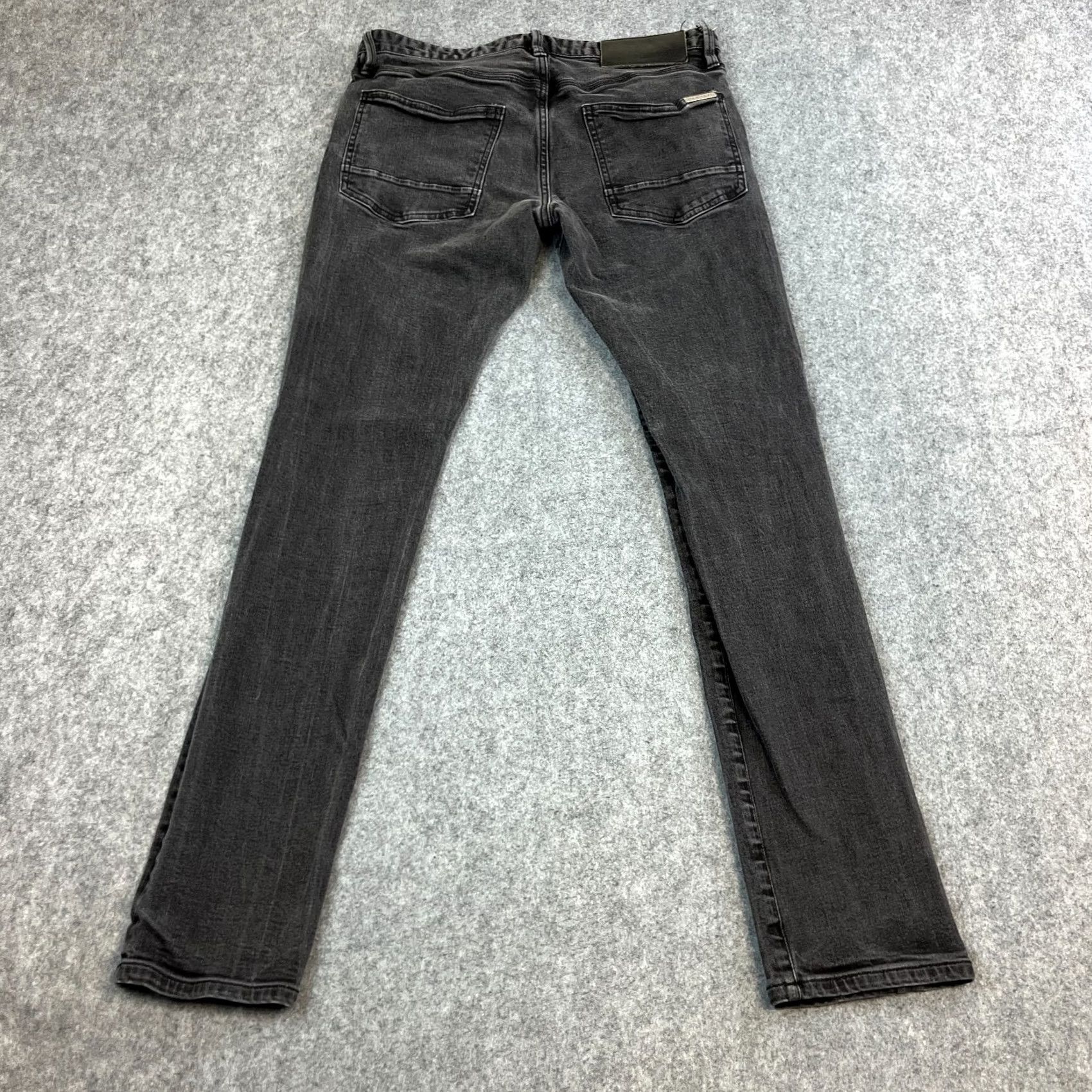 Armani Exchange Armani Exchange Jeans Slim Skinny 31 30 Dark Wash Grey Stretch Denim 5-Pocket Mens Regular Size Size US 31 - 2 Thumbnail