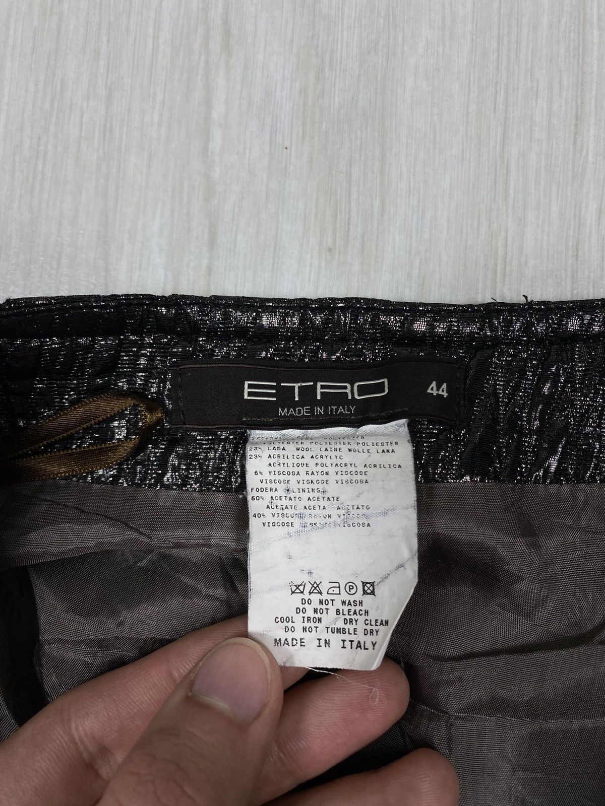 Etro Etro Jacquard Pleated Skirt Size 30" / US 8 / IT 44 - 7 Thumbnail