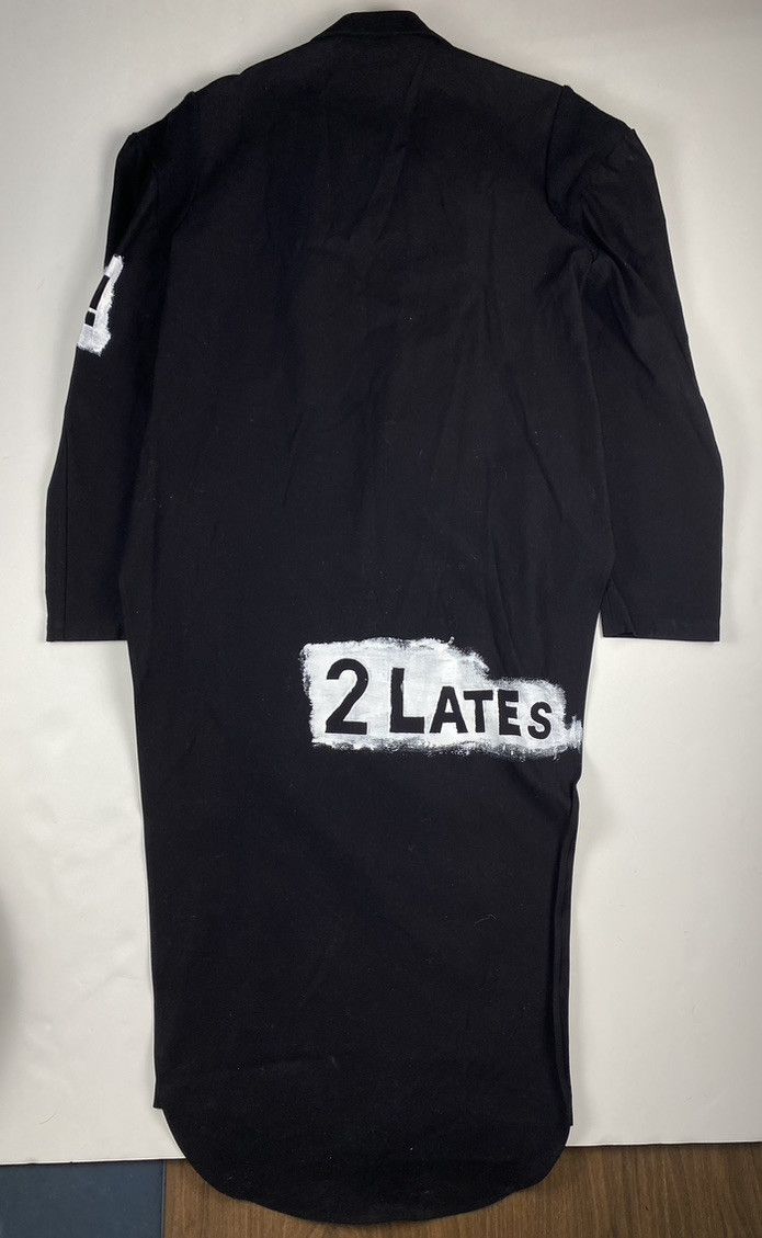 Yohji Yamamoto Yohji Yamamoto 2016 Runway Long Painted Coat Size S / US 4 / IT 40 - 3 Thumbnail