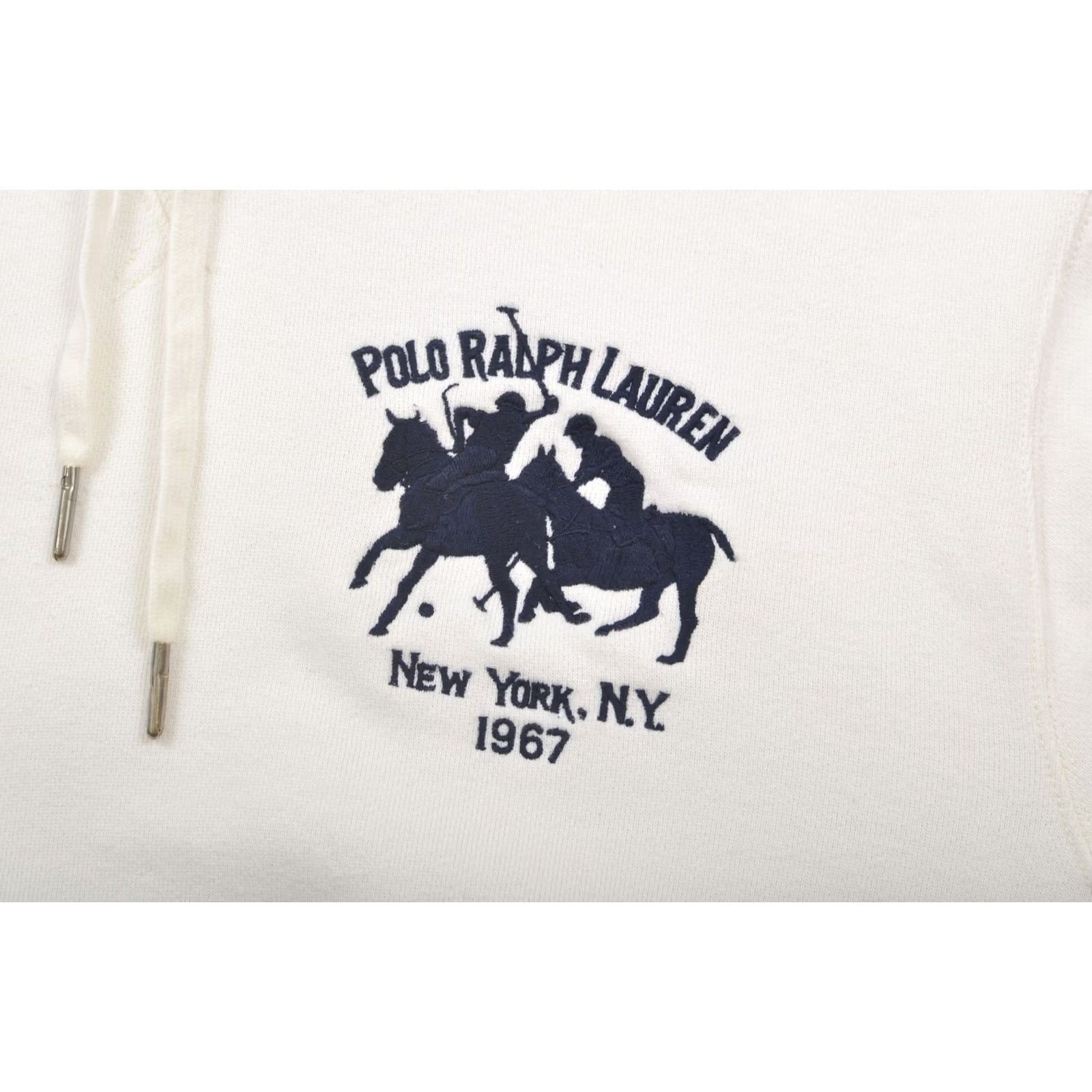 Polo Ralph Lauren PRL Polo Ralph Lauren Vintage White Pullover Hoodie Hoody #3 Size L Mens Hoodie White Pullover Vintage 3 XL? Size US L / EU 52-54 / 3 - 2 Thumbnail