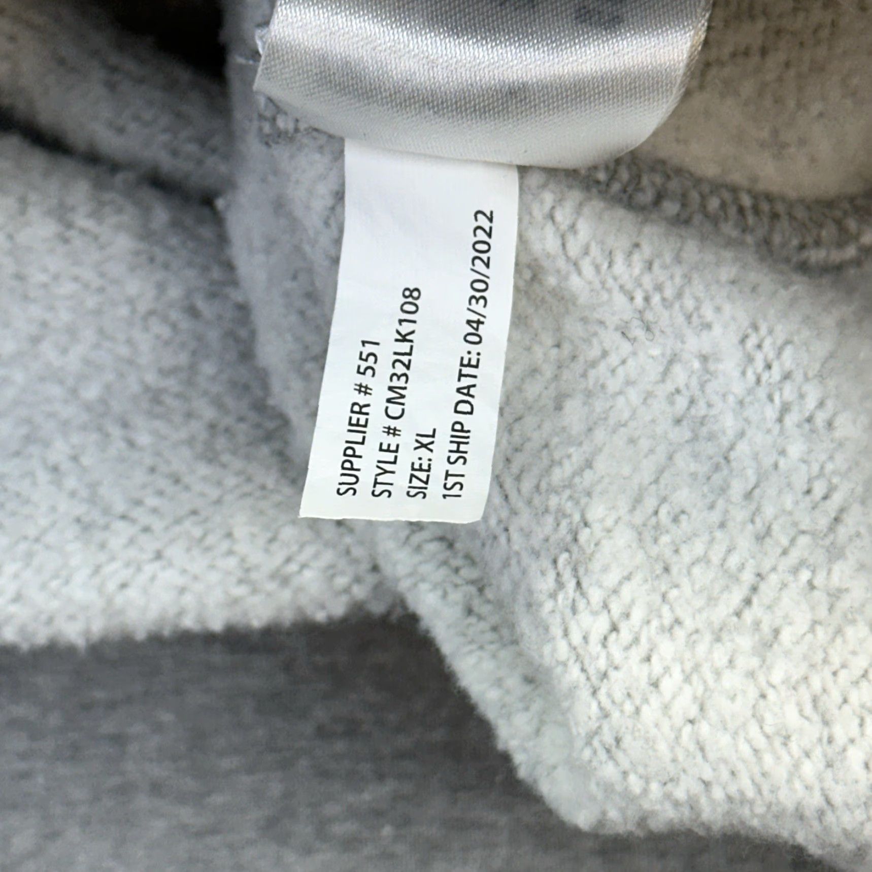 Chaps Chaps Hoodie Mens XL Gray Everyday Fleece USA Flag Logo Spell Out Pullover Shirt Mens XL Gray USA Flag Logo Pullover Hoodie Size US XL / EU 56 / 4 - 5 Thumbnail