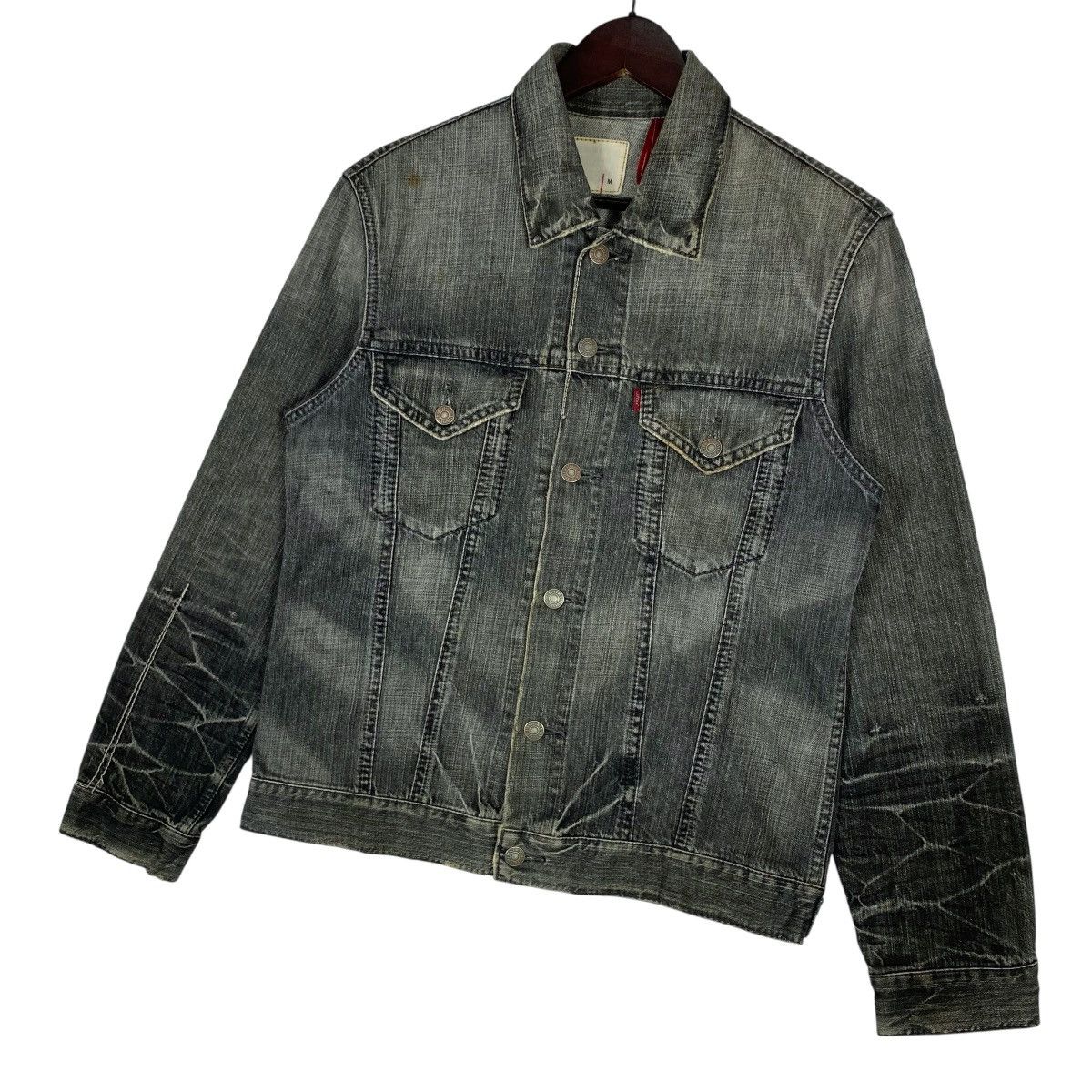 Levi's Vintage Clothing Vintage Levi Strauss Redloop Jean Jacket Faded Grey Wash Size US M / EU 48-50 / 2 - 3 Thumbnail