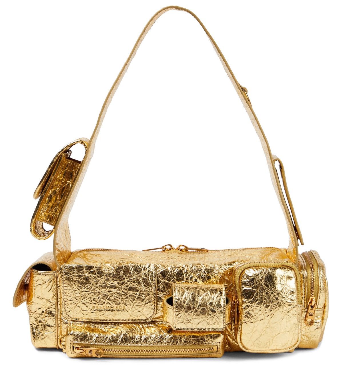Balenciaga Balenciaga "Superbusy" shoulder sling bag metallic leather Size ONE SIZE - 1 Thumbnail