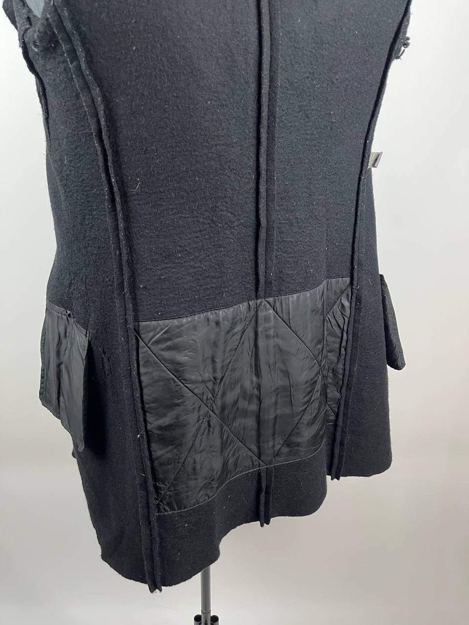 Yohji Yamamoto Worn Condition Archival Yohji Yamamoto Distressed Wool Coat Size US XS / EU 42 / 0 - 20 Thumbnail