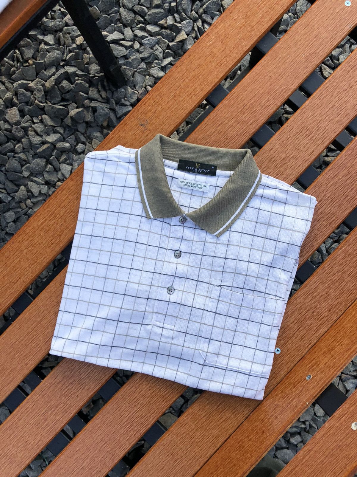 Lyle & Scott × Vintage Lyle&Scott Polo Shirt Size US L / EU 52-54 / 3 - 3 Thumbnail