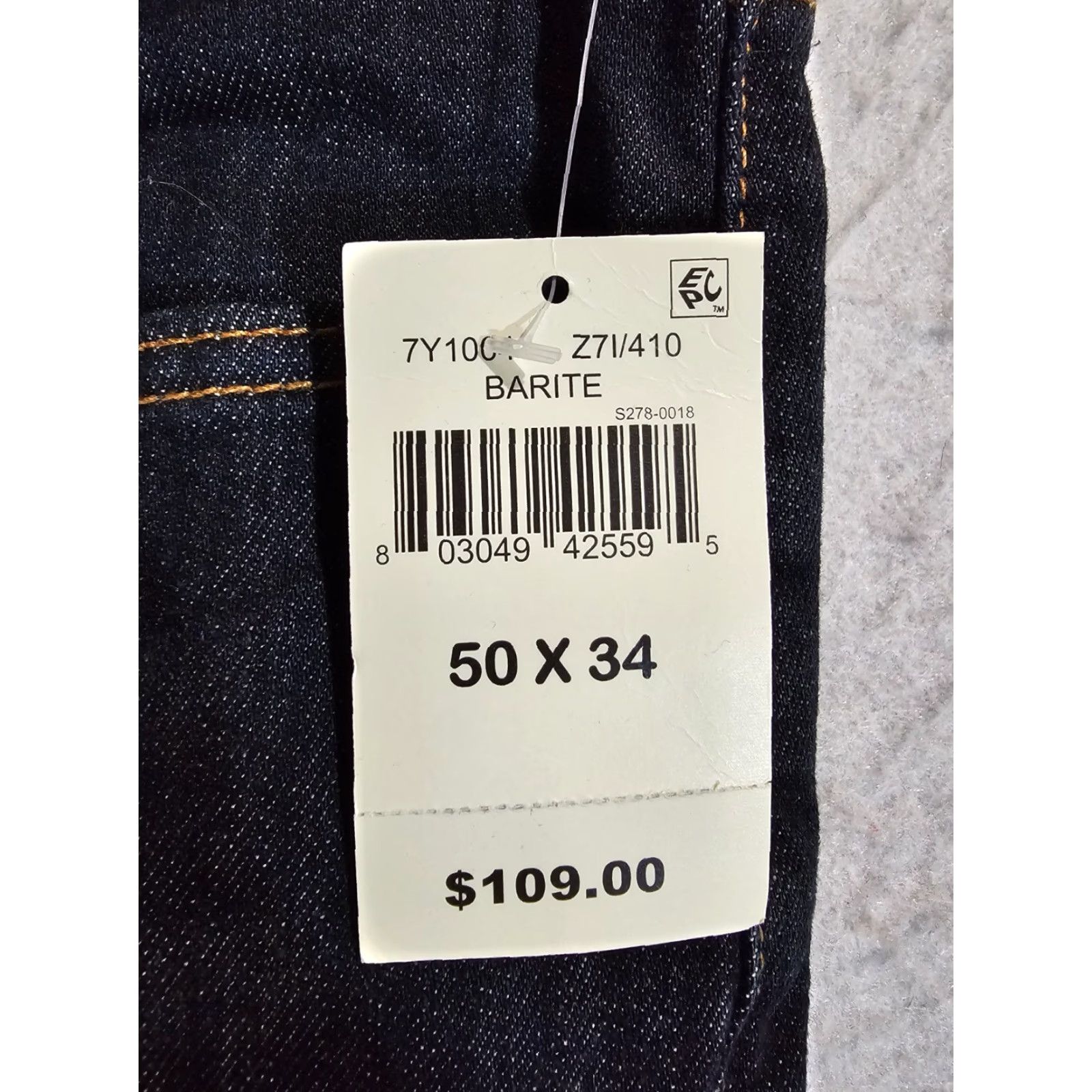 Lucky Brand NWT Lucky Brand Jeans Athletic Fit Denim 2-Way Stretch Jeans Men's Sz 50x34 Regular Mid Rise Blue 5-Pocket NWT Mens Jeans USA College Vintage: No? Size US 34 / EU 50 - 4 Thumbnail