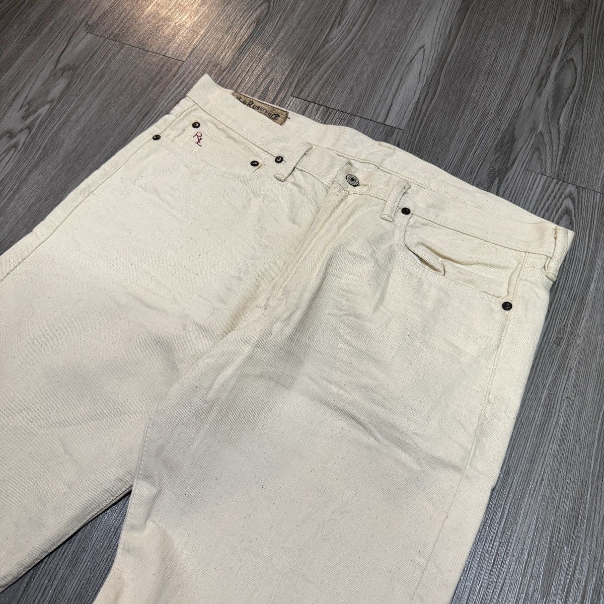 Polo Ralph Lauren Polo Ralph Lauren White Denim Long Pants Size US 36 / EU 52 - 1 Thumbnail