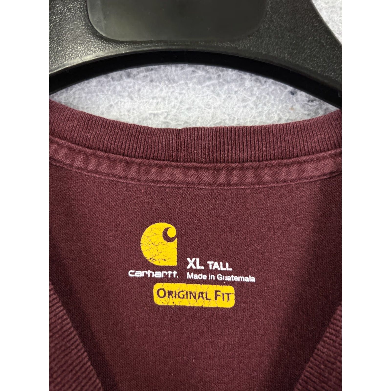 Carhartt Carhartt Shirt Men Medium Red Striped Cotton Short Sleeve Crew Neck Pocket K87 Size US M / EU 48-50 / 2 - 7 Thumbnail