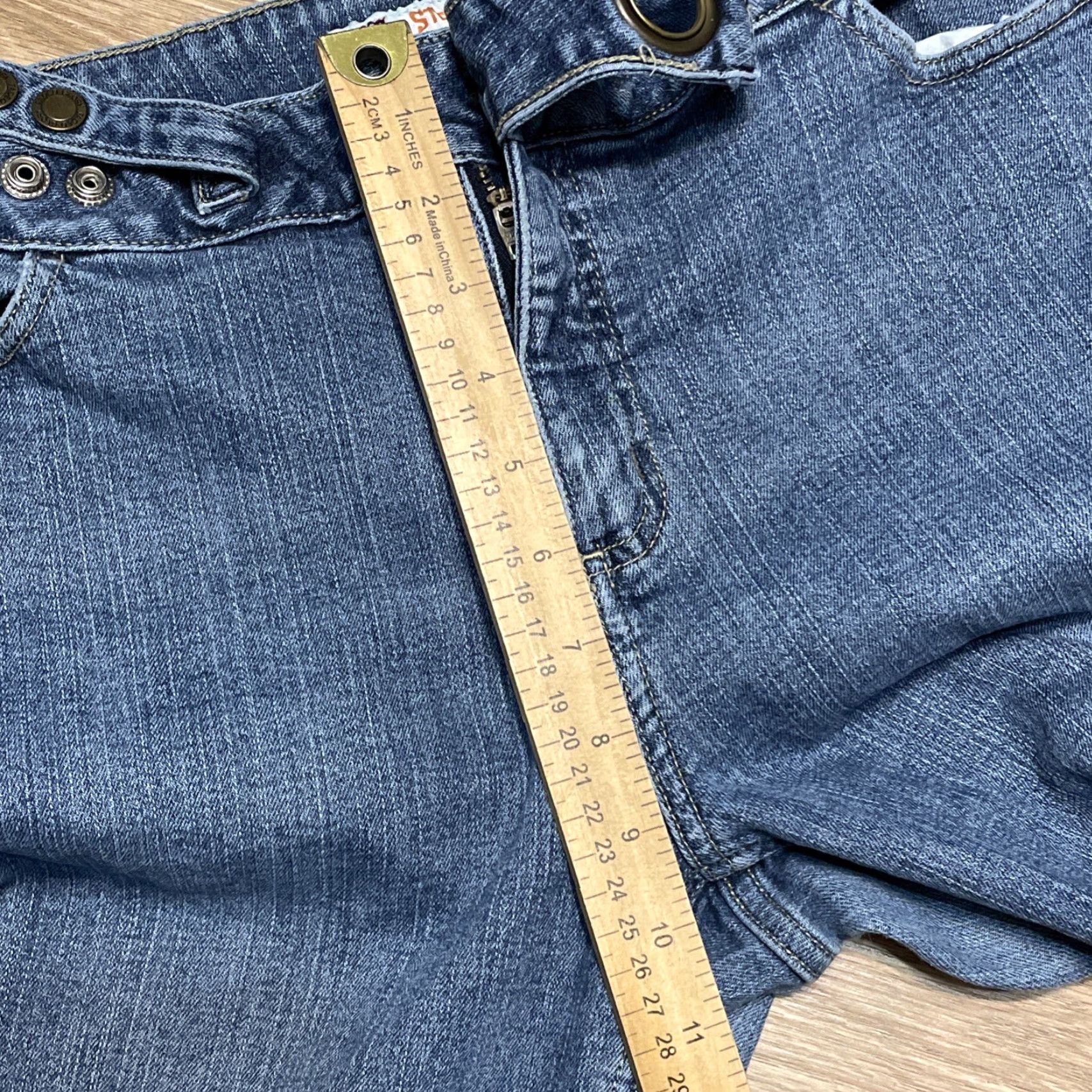 Faded Glory VINTAGE Faded Glory Jeans Women Size 14 Stretch Denim Straight Leg Mid Rise Blue 30in Inseam Size 36" / US 14 / IT 50 - 5 Thumbnail