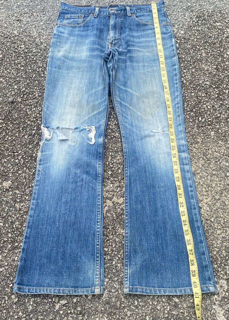Levi's Vintage Levis 516 Flare Distressed Denim Size US 31 - 4 Thumbnail
