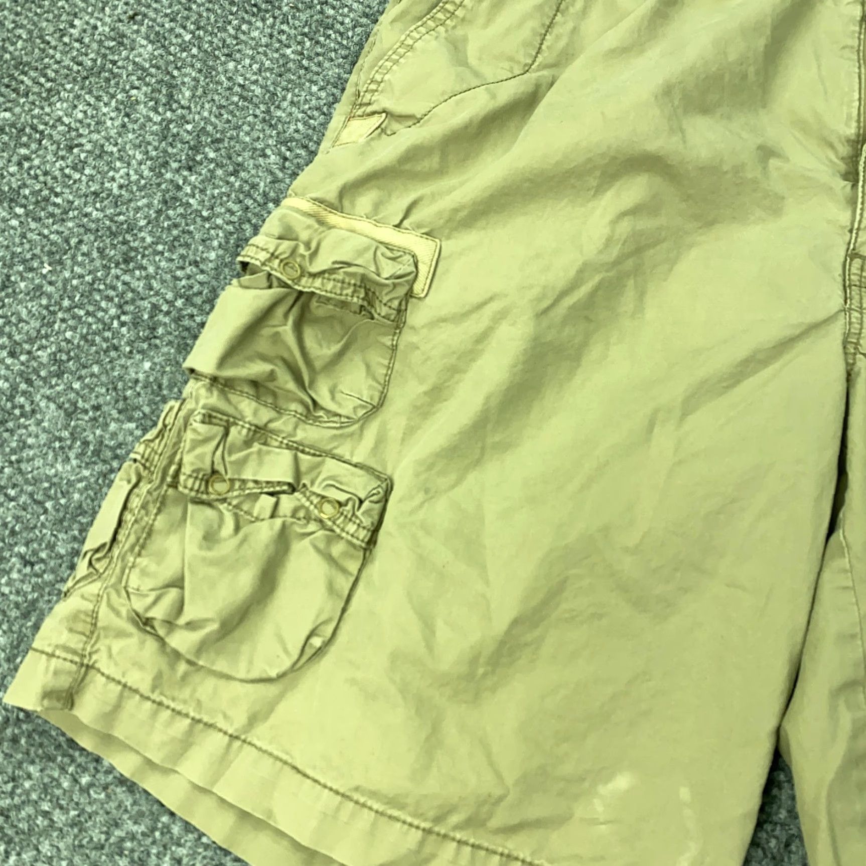 Nautica Nautica Jeans Company Shorts Mens 36 Khaki Cargo Multi Pocket Grunge Skate Y2K Size US 36 / EU 52 - 4 Thumbnail