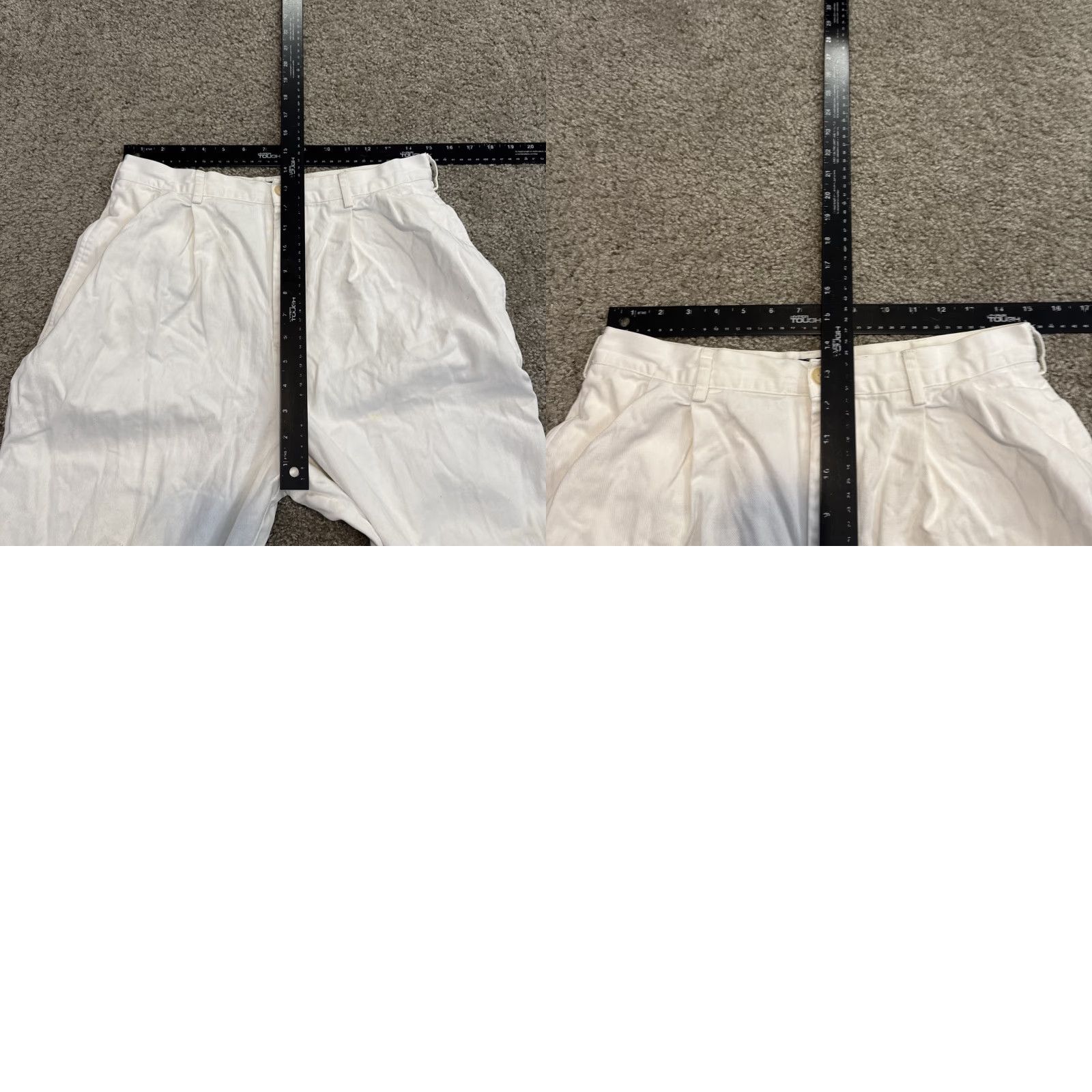 Ralph Lauren VINTAGE 80s Polo Ralph Lauren White Cotton Pants Dress Pants Women Size 12 Regular White 80s Polo Ralph Lauren Dress Pants Women 12 Size 34" / US 12 / IT 48 - 8 Thumbnail