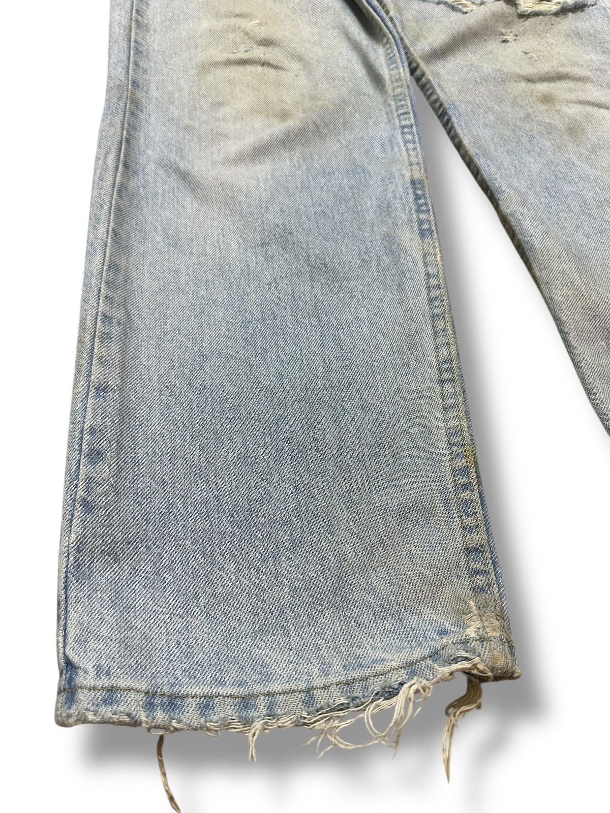 Lee Lee Distressed Jeans With Baggy Loose Style With Faded Wash Size US 30 / EU 46 - 9 Thumbnail
