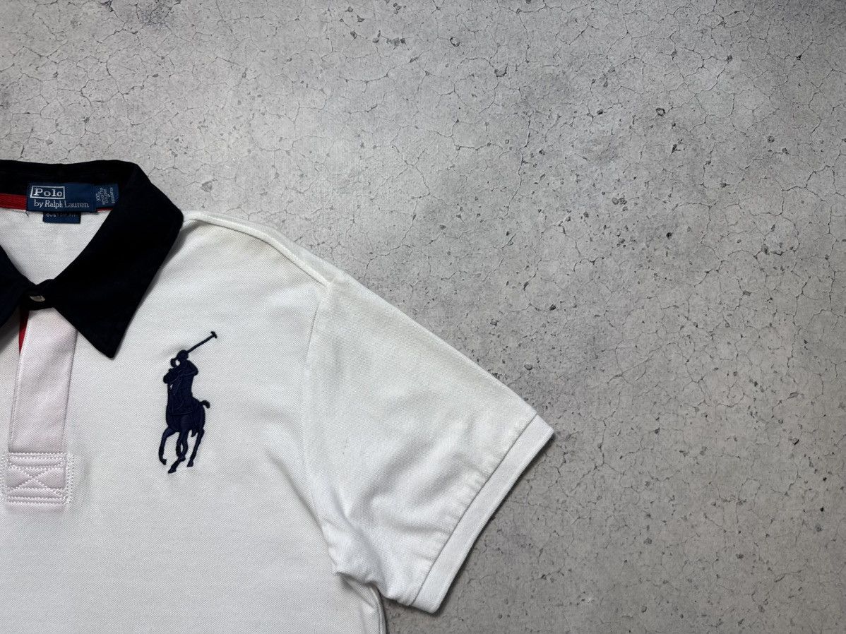 Polo Ralph Lauren Polo Ralph Lauren #3 Big Pony Vintage Polo Shirt White Size US XL / EU 56 / 4 - 3 Thumbnail