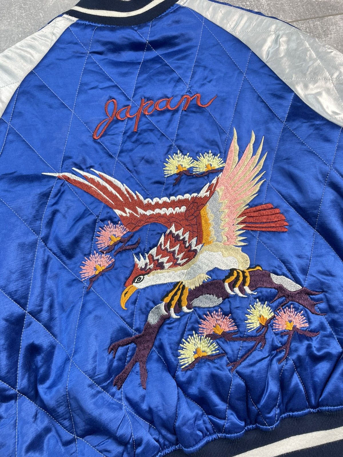 Japanese Brand Vintage Sukajan Souvenir Jacket Eagle Dragon Bomber Size M / US 6-8 / IT 42-44 - 7 Thumbnail