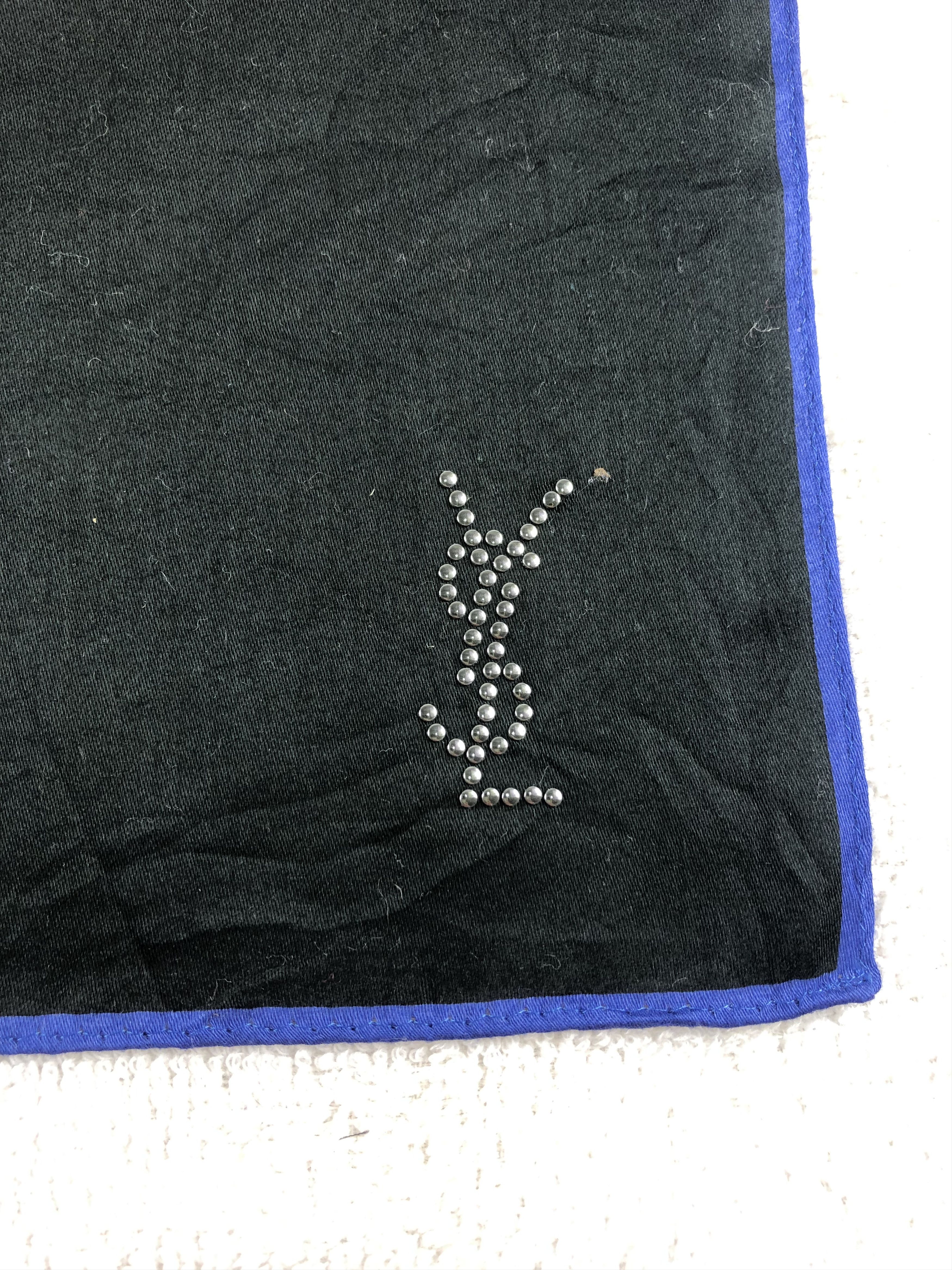 Vintage Yves Saint Laurent Handkerchief / Bandana / Neckerchief Size ONE SIZE - 5 Thumbnail