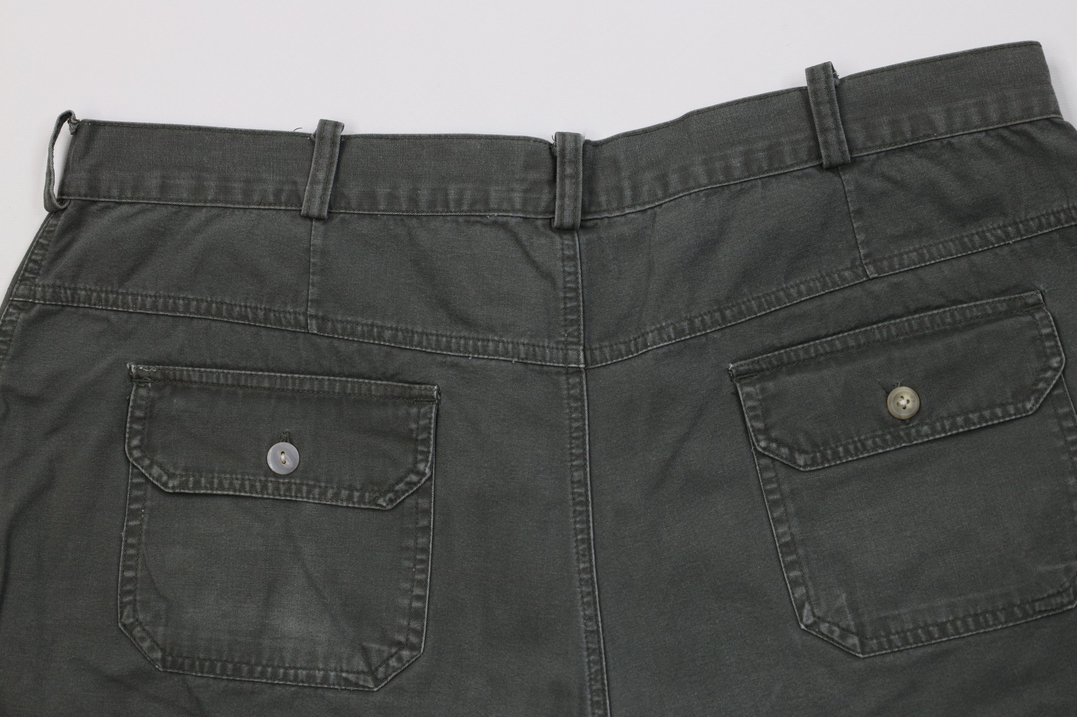 Vintage Vintage 90s Streetwear Hiking Canvas Cargo Shorts Green Size US 40 / EU 56 - 8 Thumbnail