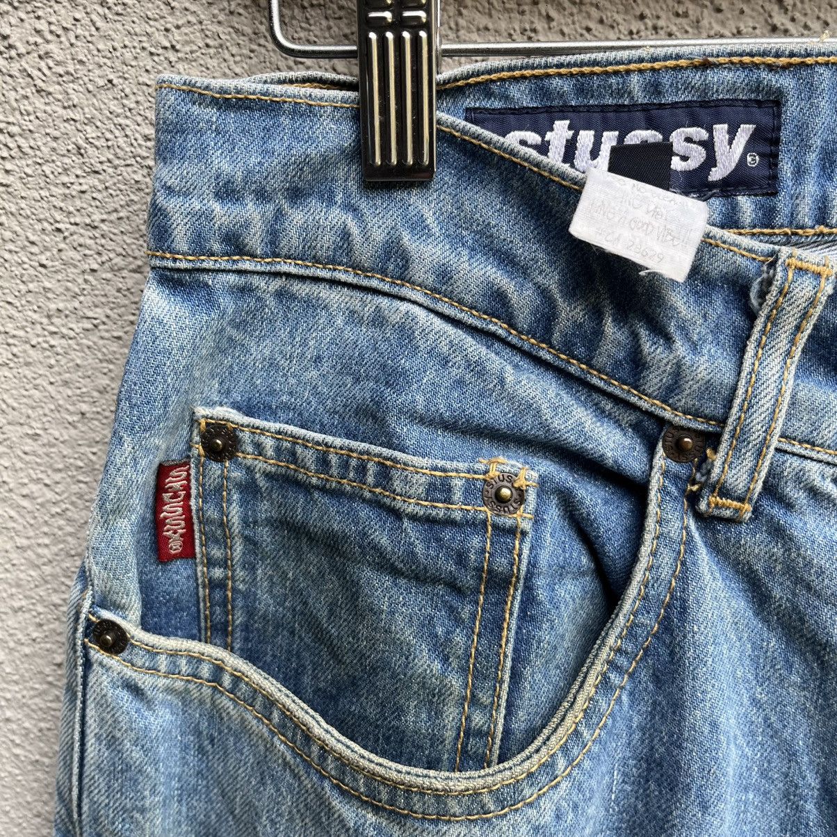 Stussy Vintage 90s STUSSY usa jeans denim Size US 31 - 5 Thumbnail