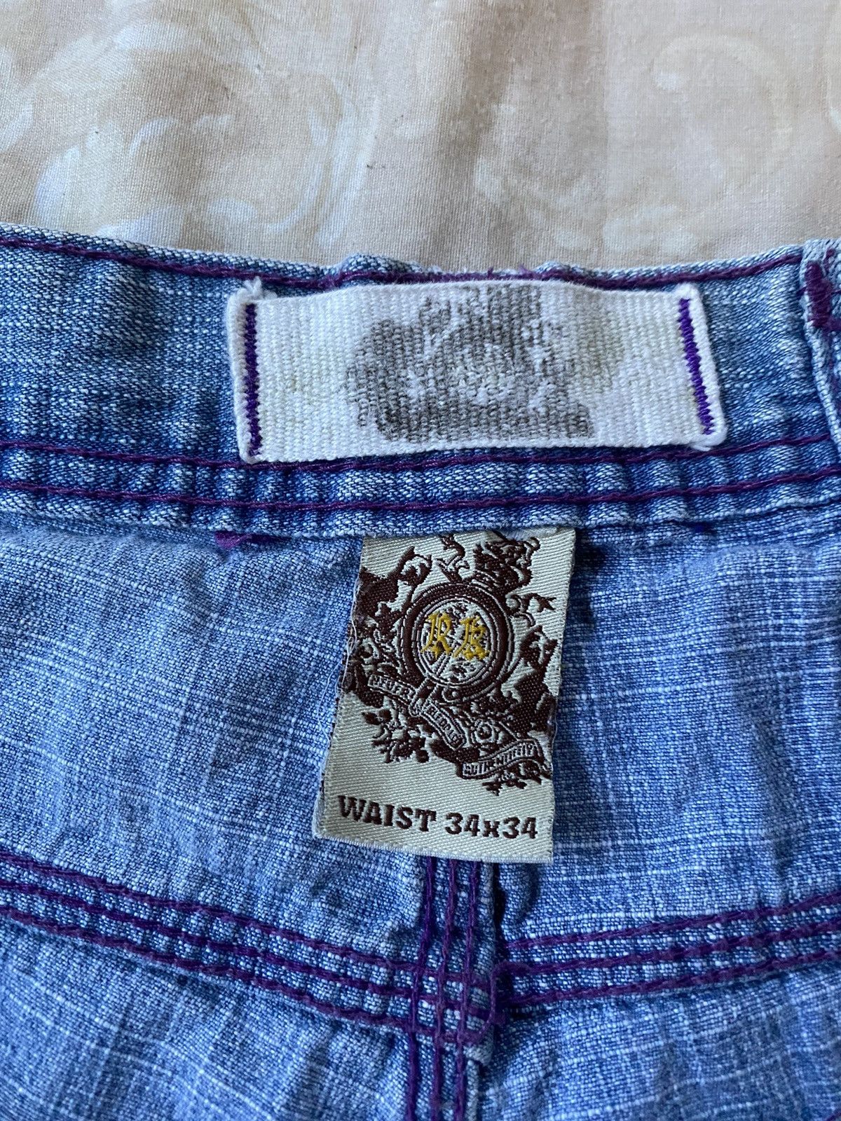 Southpole × Vintage Crazy Y2K RK Baggy Light Wash Jeans Size US 34 / EU 50 - 4 Thumbnail