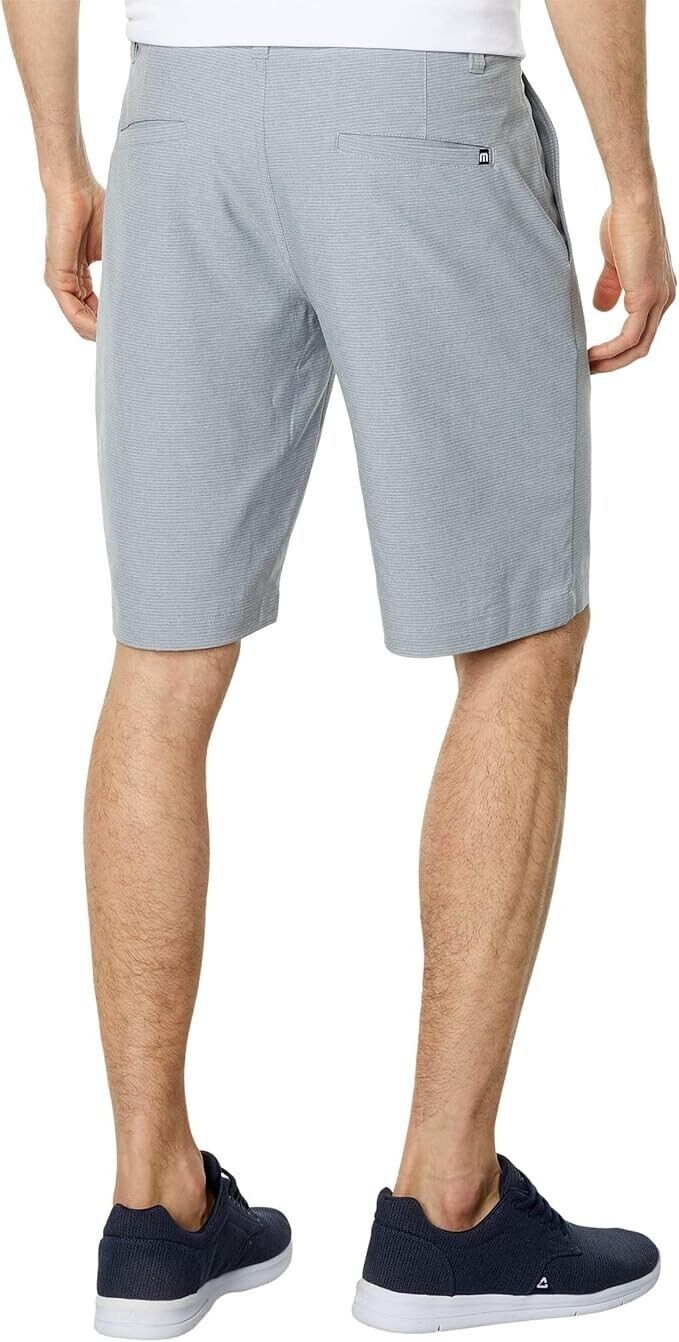 TravisMathew Travis Mathew Sand Harbor Golf Shorts Heather Sleet ( 32 ) Size US 32 / EU 48 - 2 Thumbnail