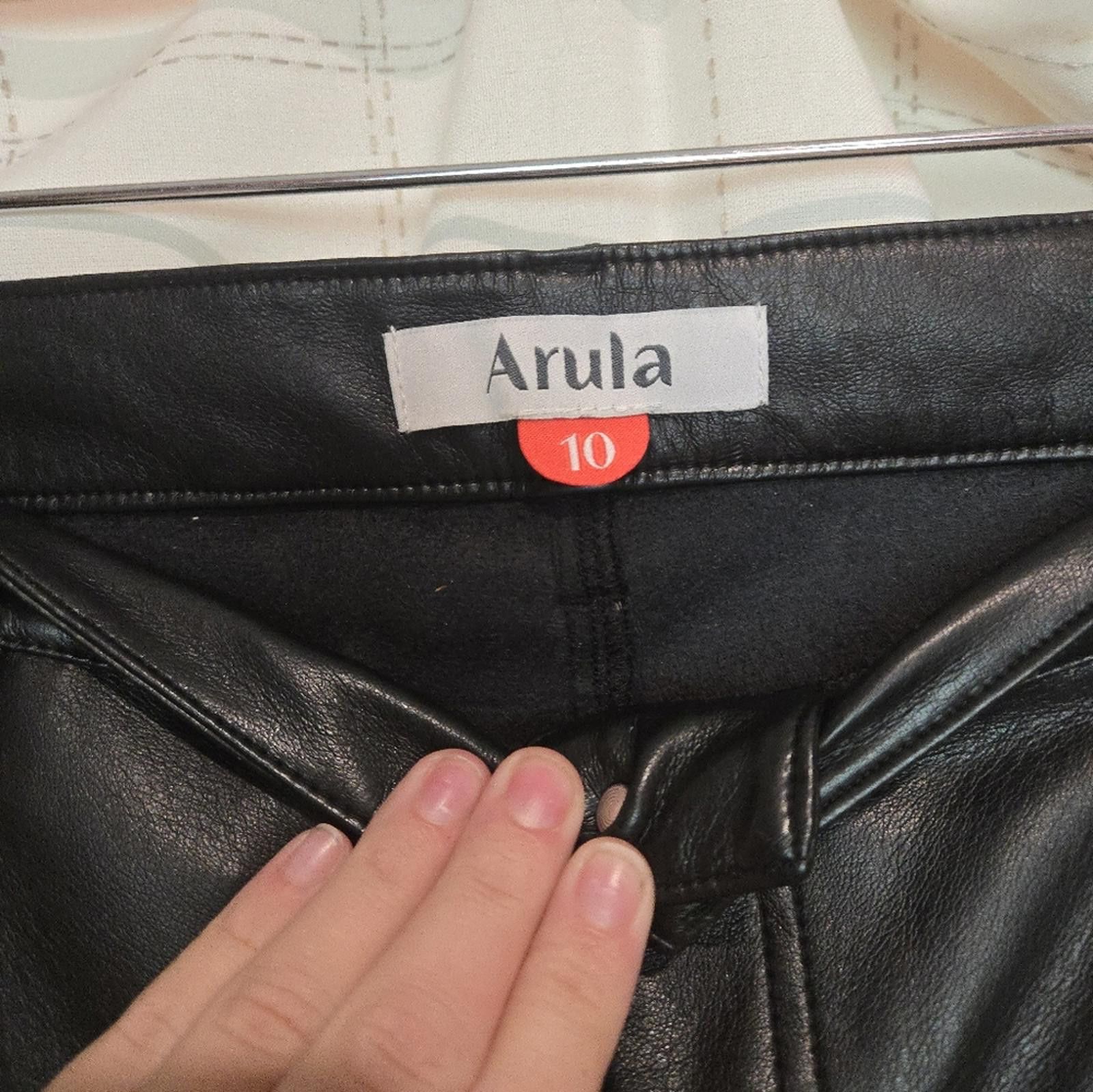 Designer Arula Pleather Pants Size 32" / US 10 / IT 46 - 5 Thumbnail