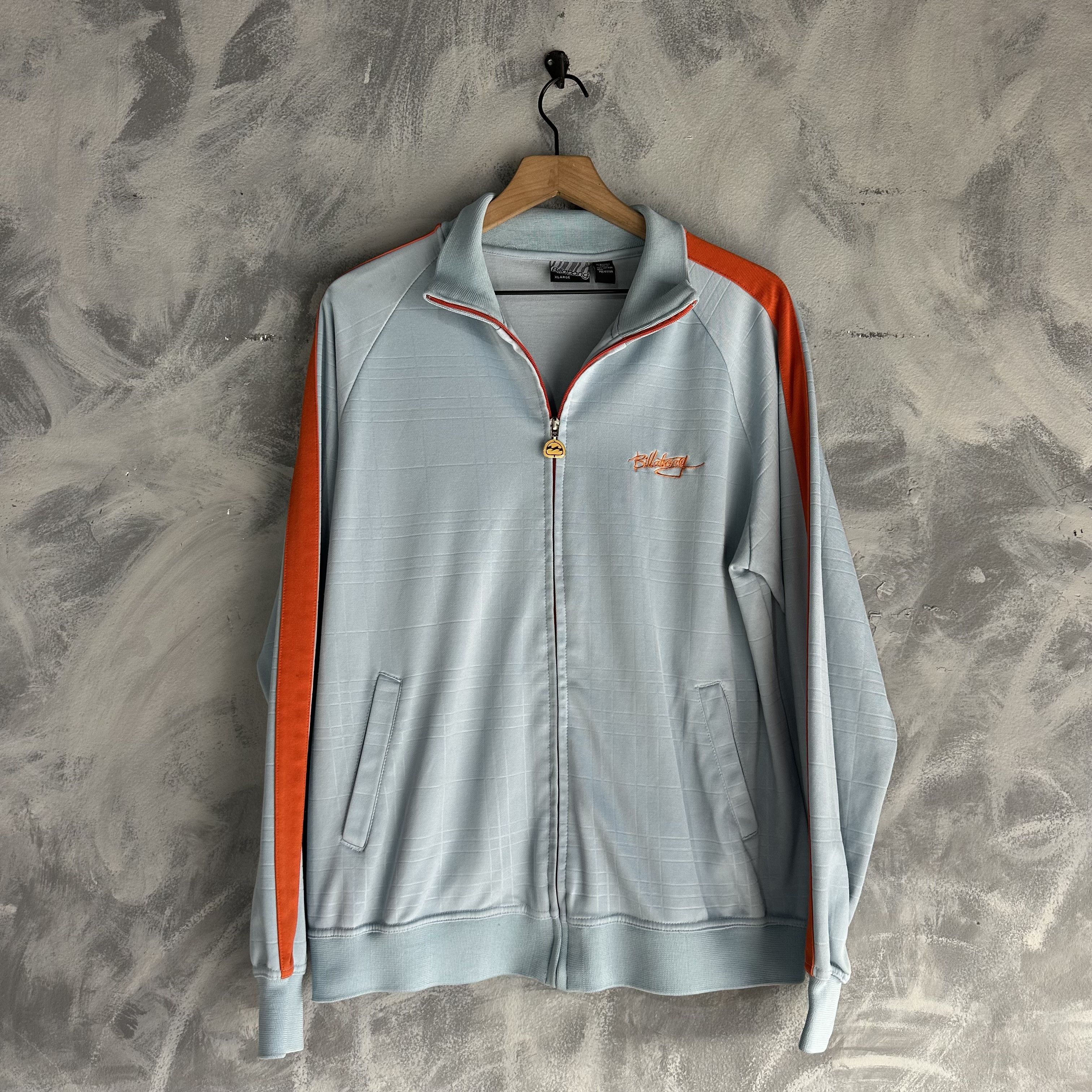 Billabong Vintage Billabong Track Jacket Mens XL Blue Full Zip Size US XL / EU 56 / 4 - 1 Thumbnail