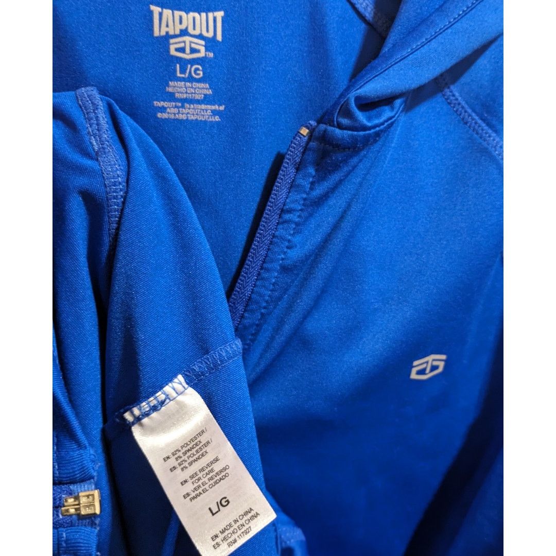 Tapout Zip Up TAPOUT Hooded Track Jacket Zipper Sleeve Pocket L Size US L / EU 52-54 / 3 - 5 Thumbnail