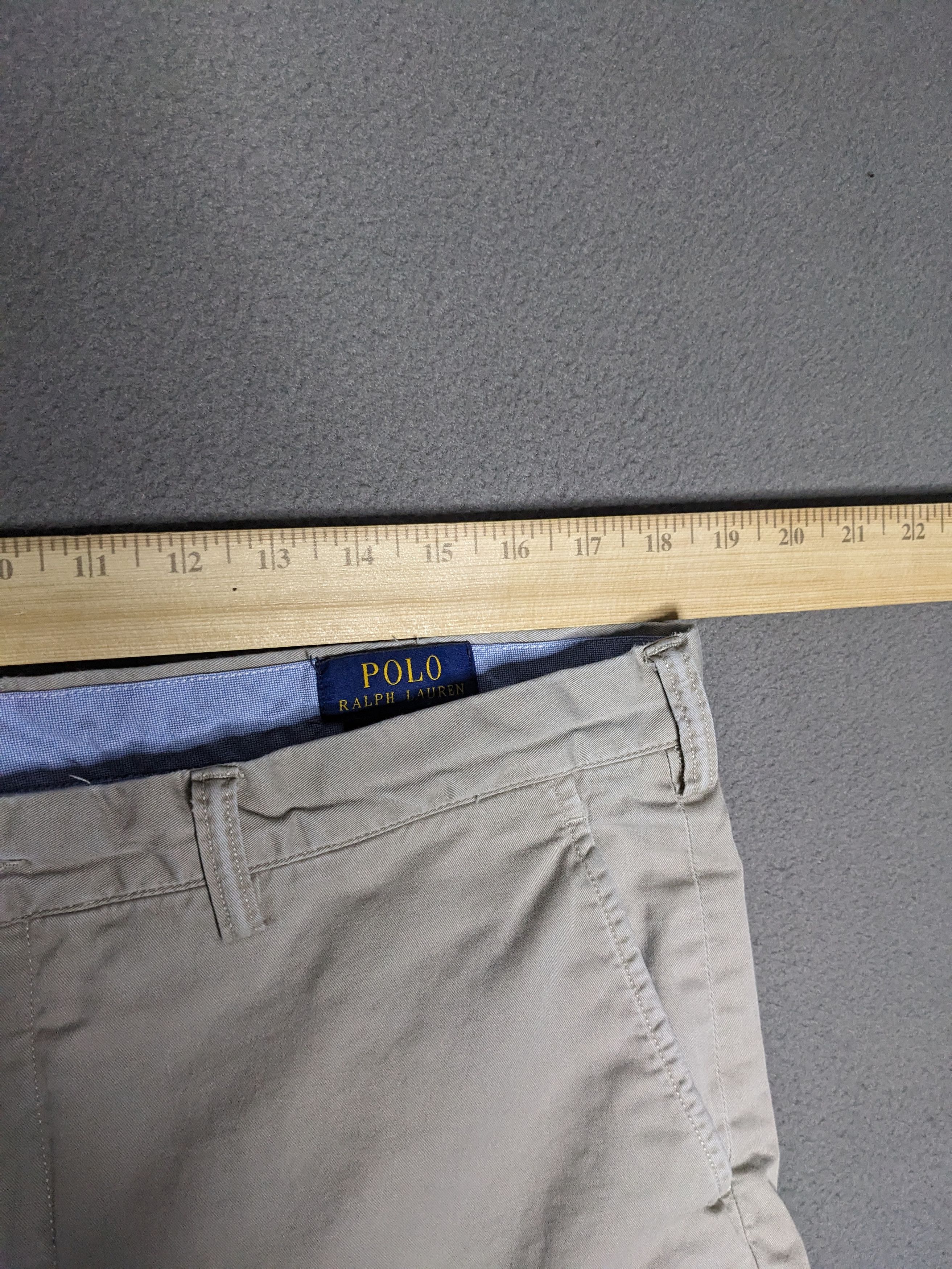 Polo Ralph Lauren Polo Ralph Lauren Chino Pants Mens 36x29 Beige Twill Size US 36 / EU 52 - 16 Thumbnail