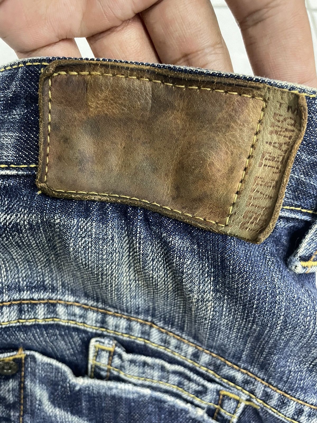 If Six Was Nine × Japanese Brand × Le Grande Bleu (L.G.B.) Drive Jeans Japan Flare Jeans Size US 30 / EU 46 - 10 Thumbnail