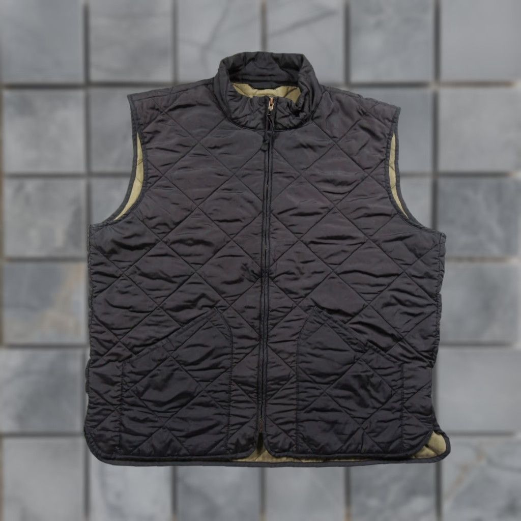 J.Crew JCrew Vest Mens XL Black Quilted Jacket Full Zip Outdoors Outerwear Adult Size US XL / EU 56 / 4 - 1 Thumbnail