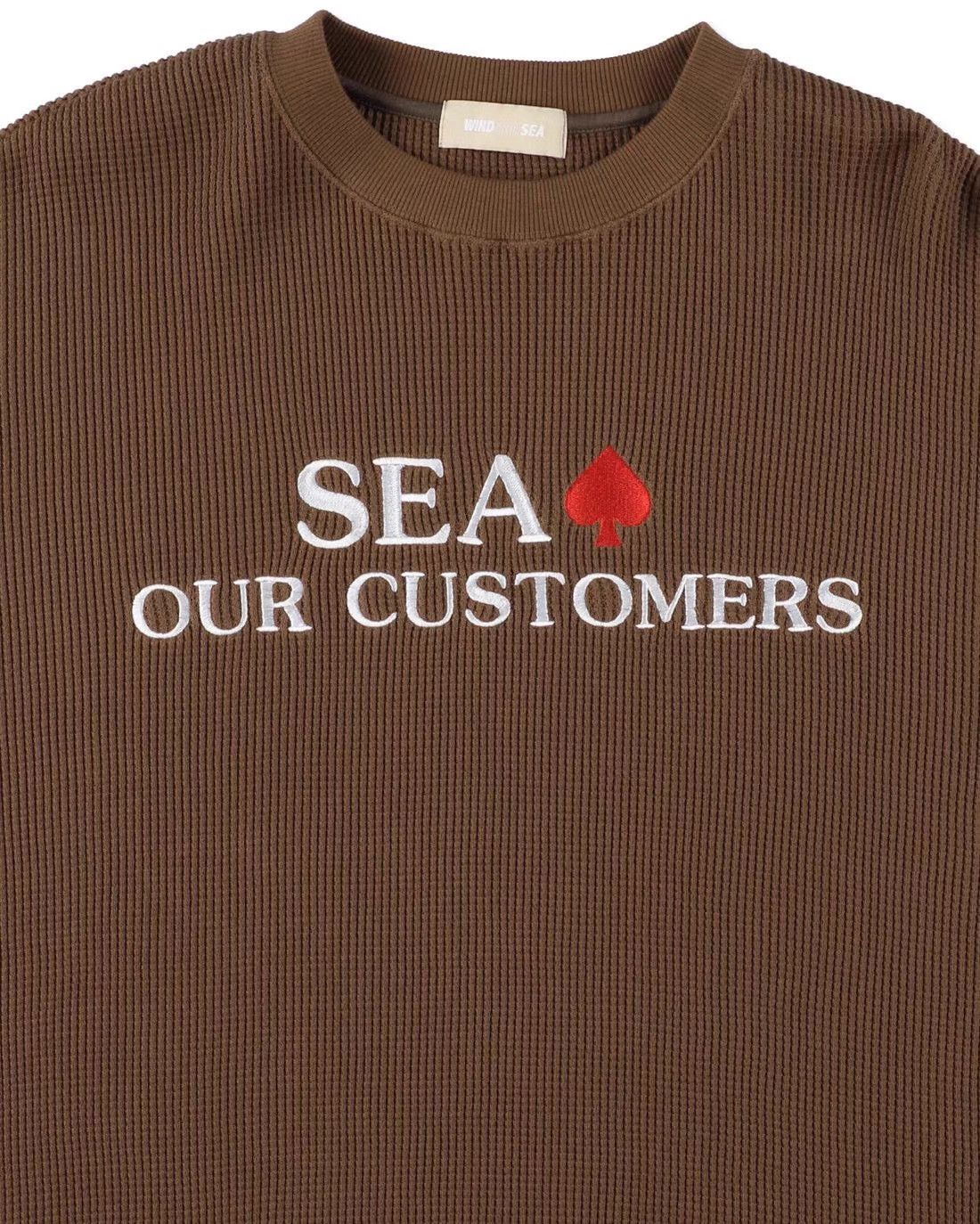 Supreme WIND AND SEA Waffle Crew Neck Shirt Ｑ22 Size US M / EU 48-50 / 2 - 1 Thumbnail