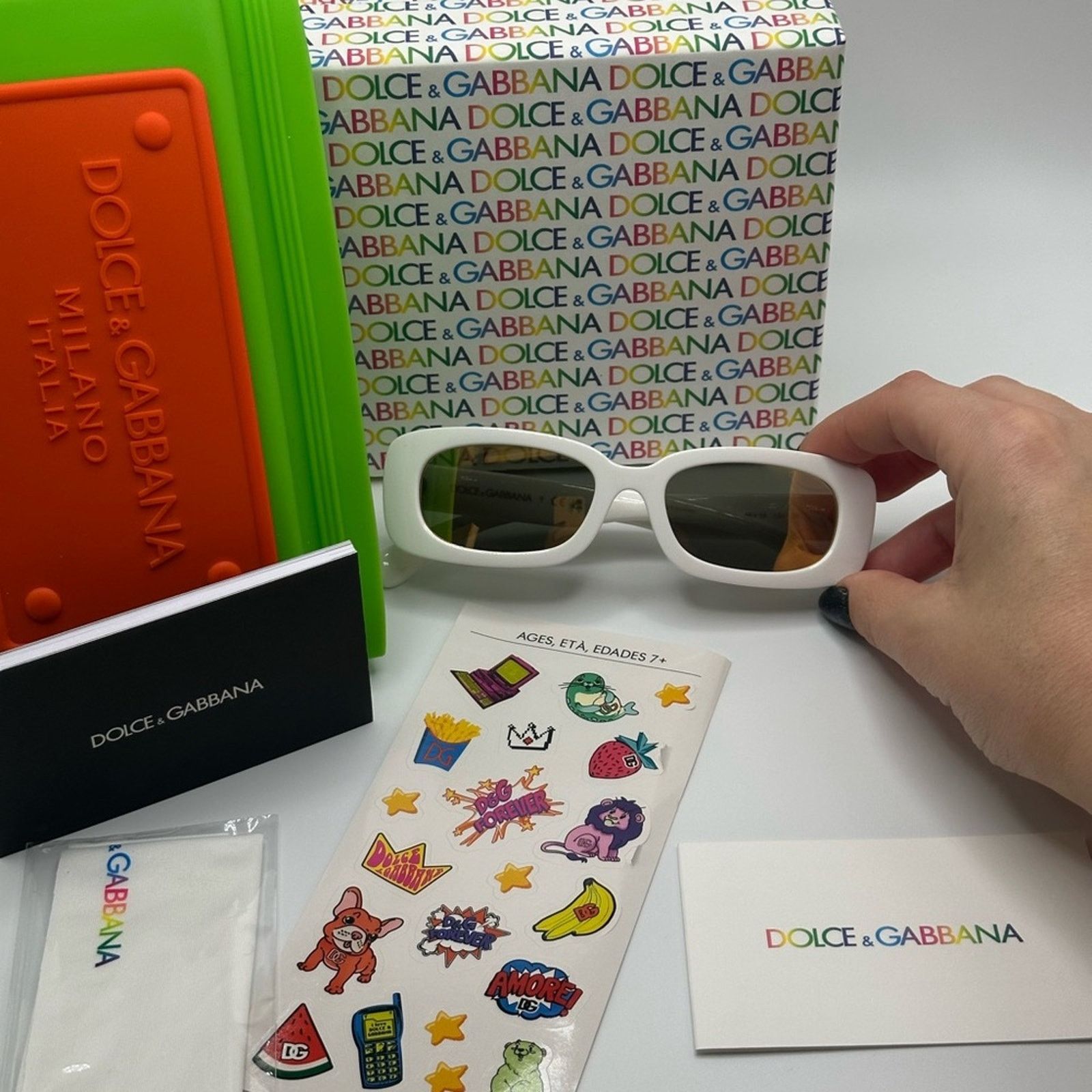 Dolce & Gabbana DOLCE&GABBANA KIDS Sunglasses DX6006U 33127P WhiteMirrorGold Size ONE SIZE - 10 Thumbnail