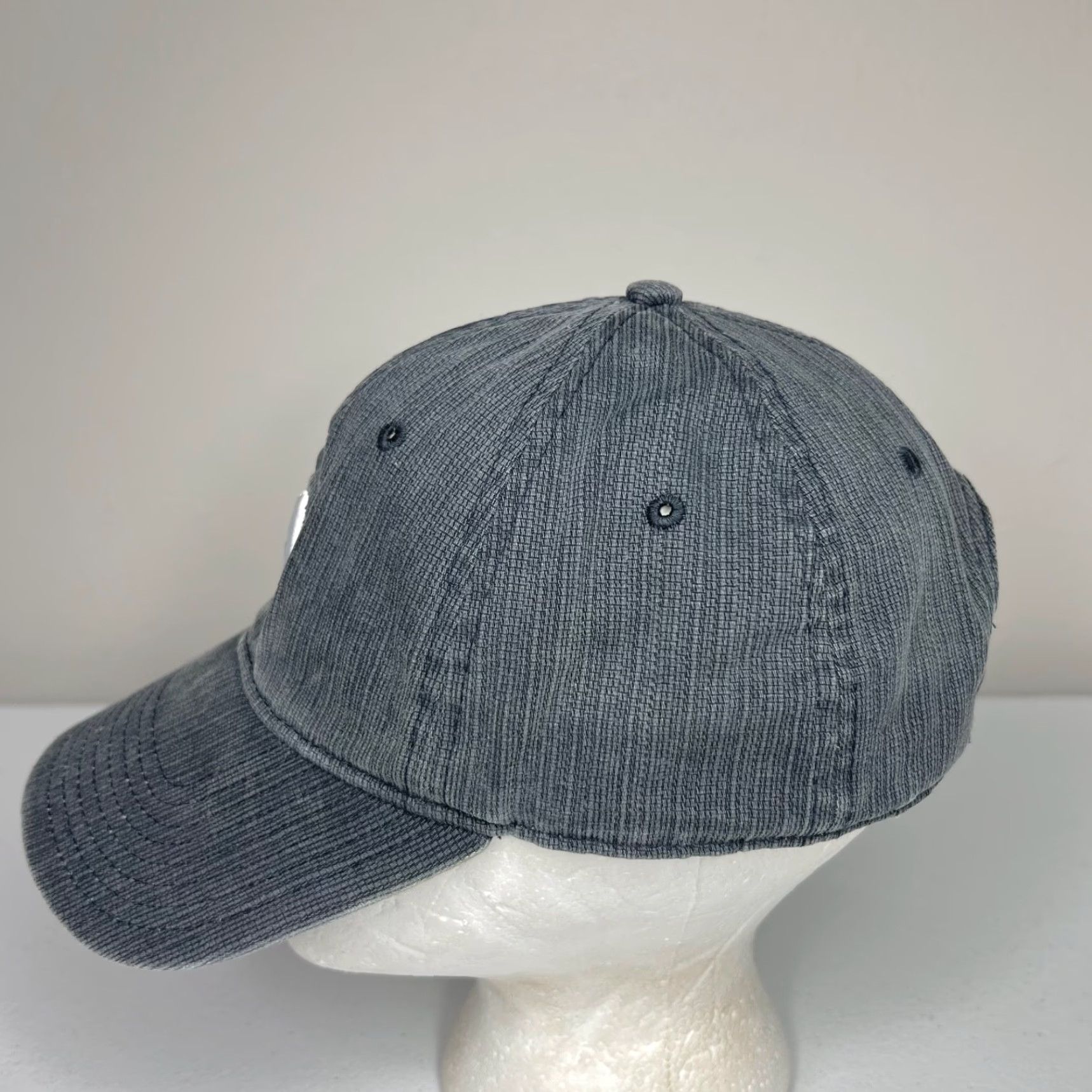 Adidas VINTAGE adidas Baseball Cap Gray OSFA Adjustable Hat Cap Strapback Men One Size Size ONE SIZE - 3 Thumbnail