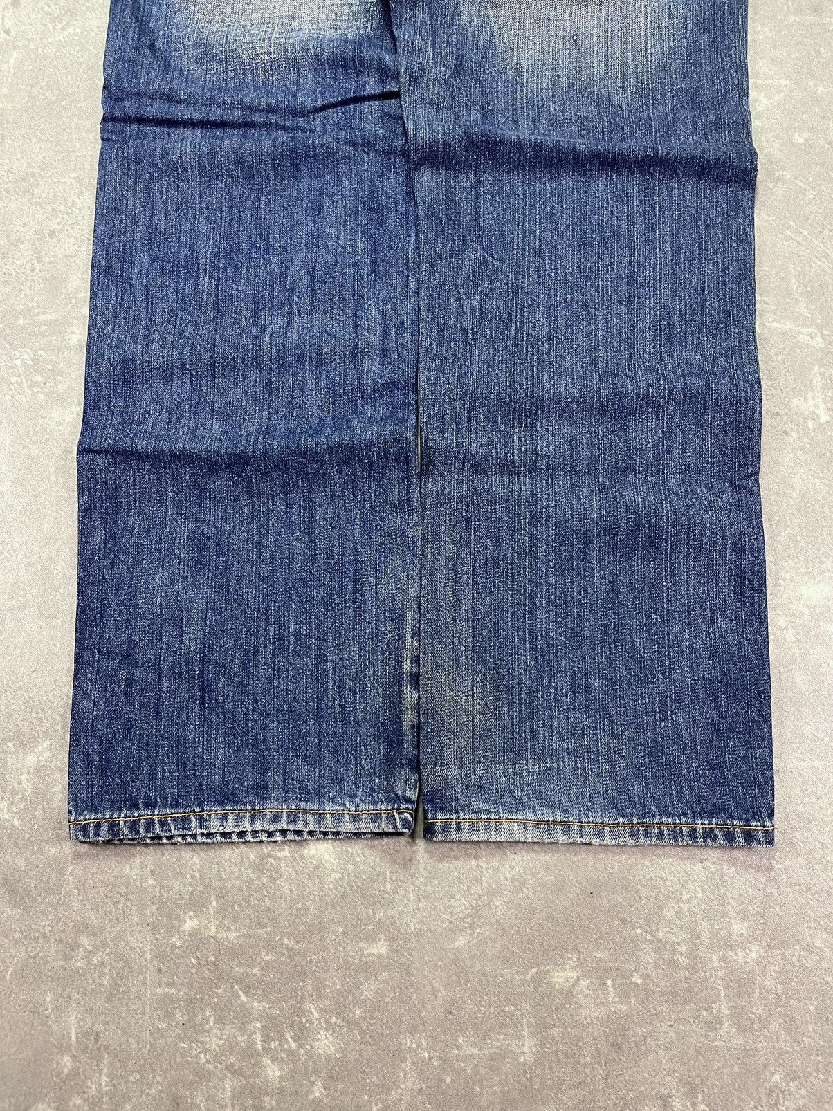 Pelle Pelle Pelle Pelle Vintage Leather Logo Baggy Denim Jeans 34 Size US 34 / EU 50 - 10 Thumbnail