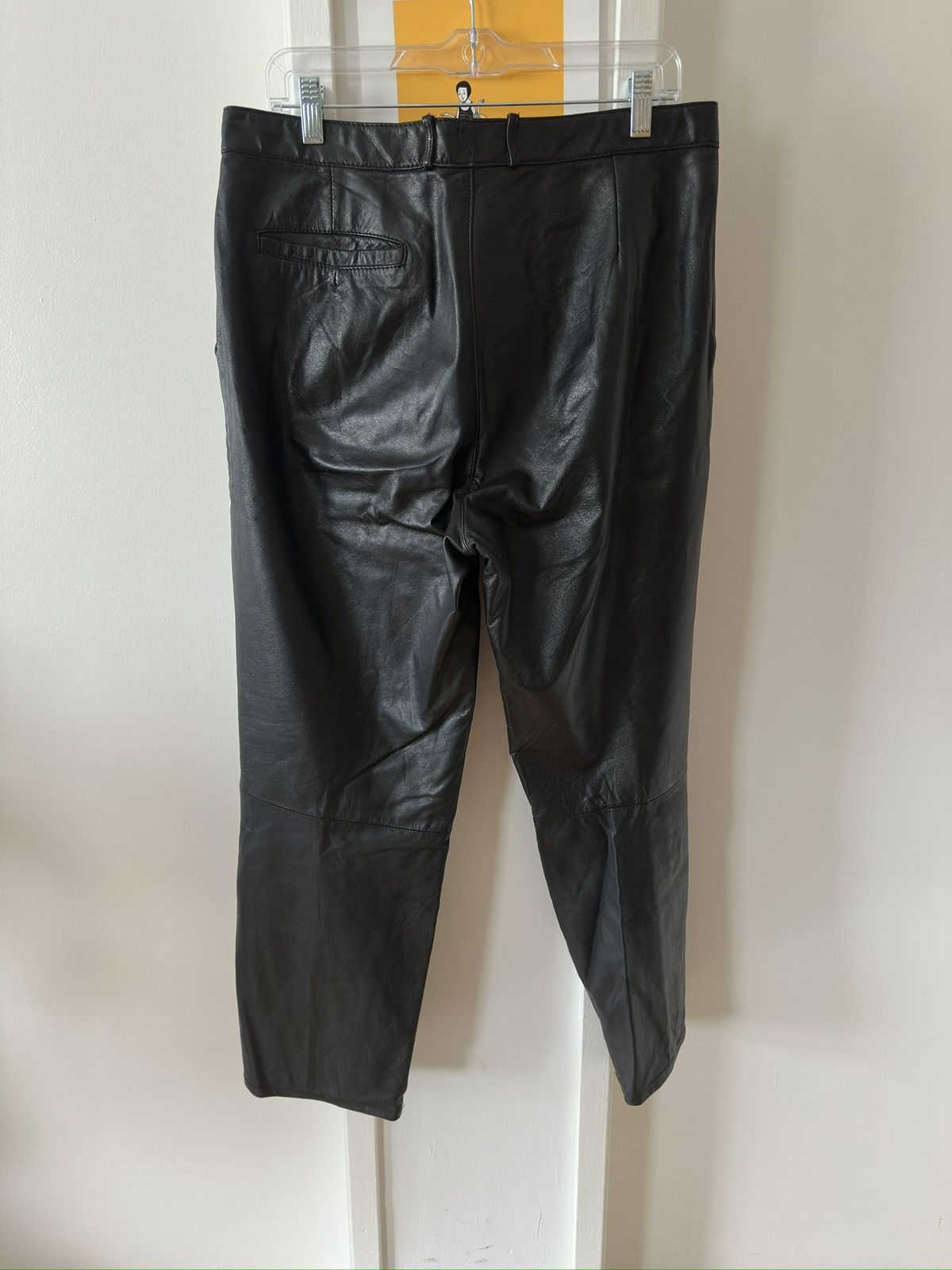 Leather × Vintage Vintage Leather pants Size US 33 - 2 Thumbnail