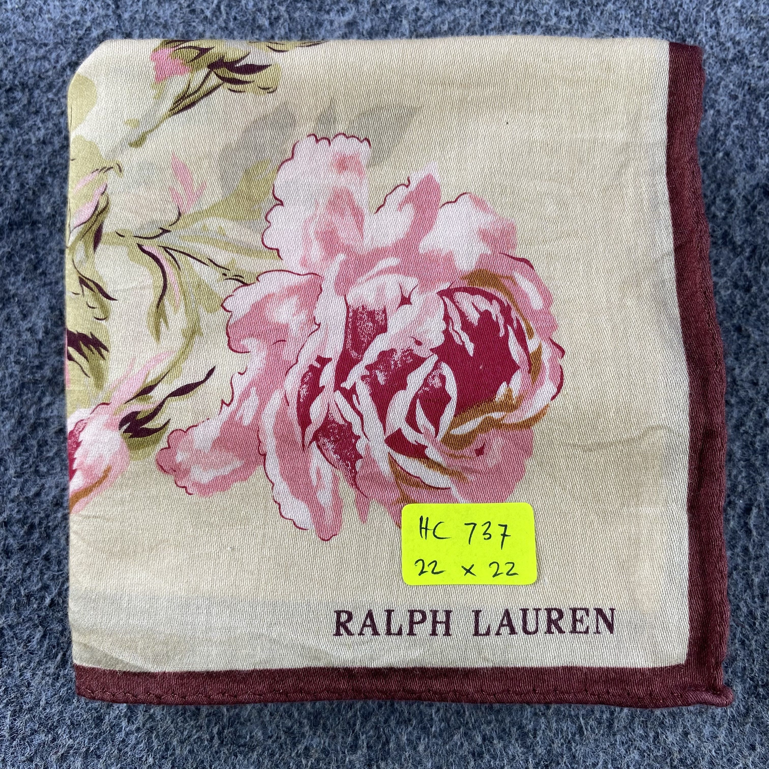 Ralph Lauren × Vintage Ralph Lauren Handkerchief/Neckerchief/Bandana HC737 Size ONE SIZE - 5 Thumbnail