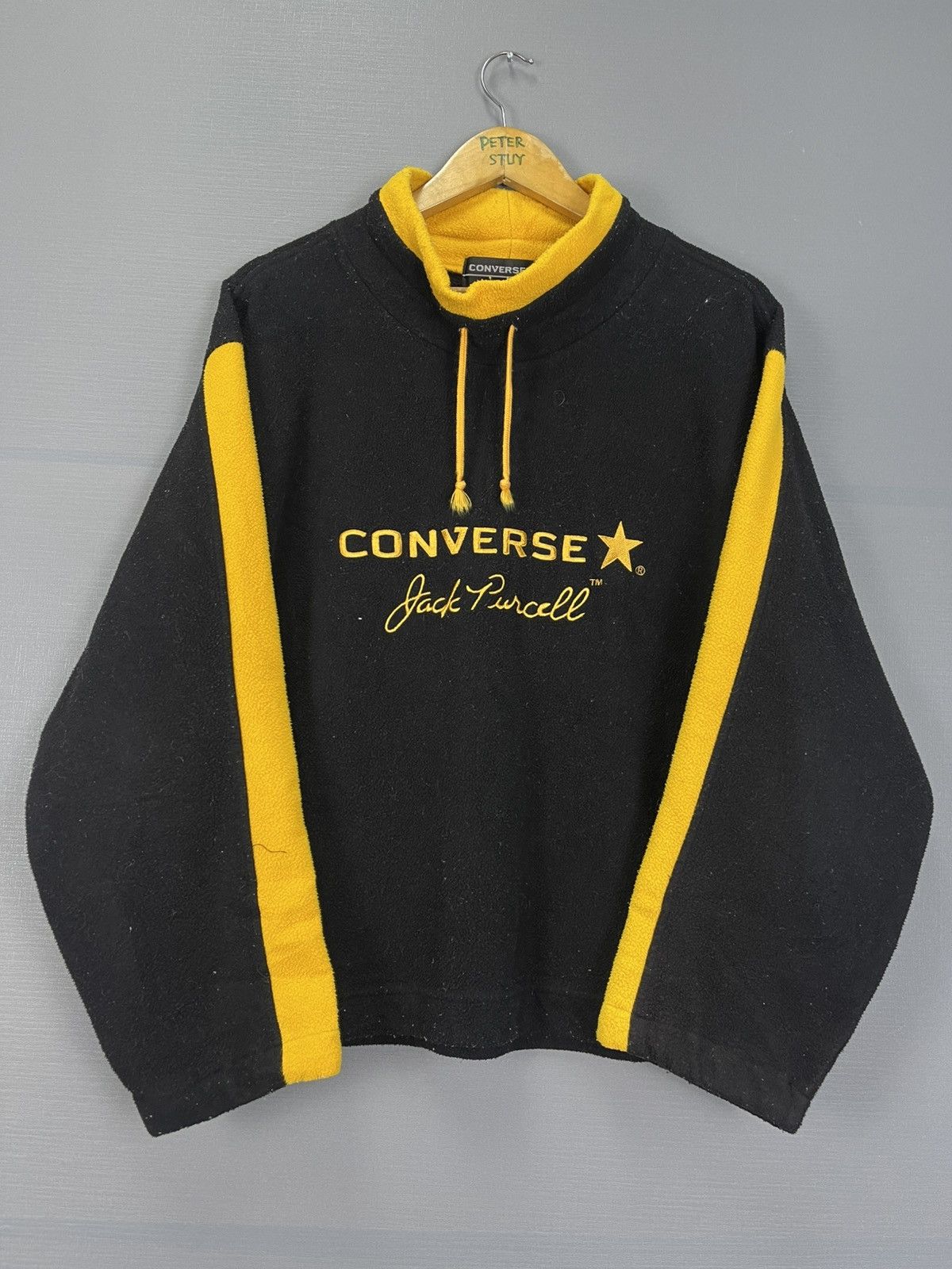 Converse Vintage Converse Fleece Sweater Size US L / EU 52-54 / 3 - 6 Thumbnail