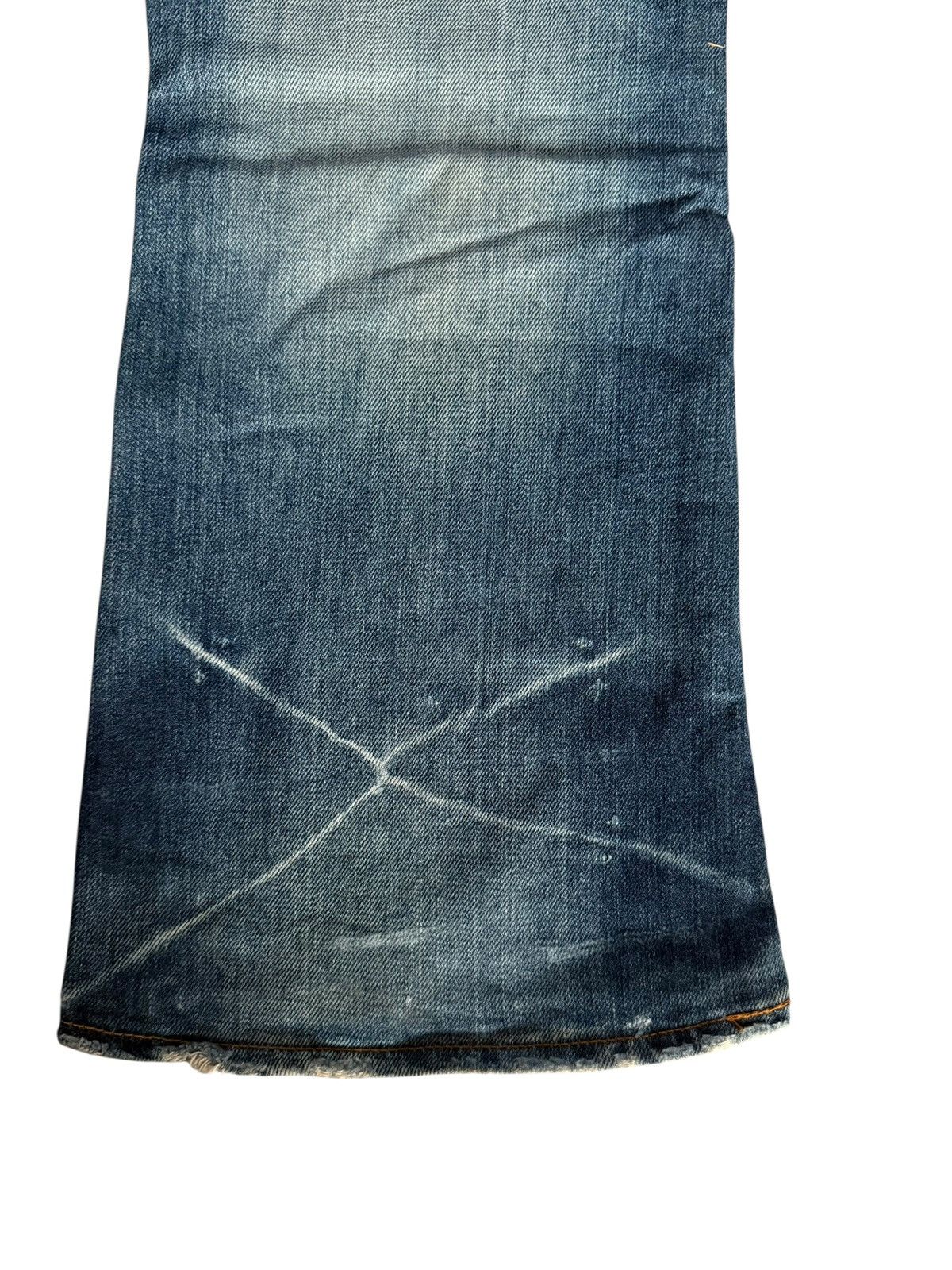 Tornado Mart Flared Jeans Sanford Distressed Faded Bootcut Denim Size US 31 - 16 Thumbnail